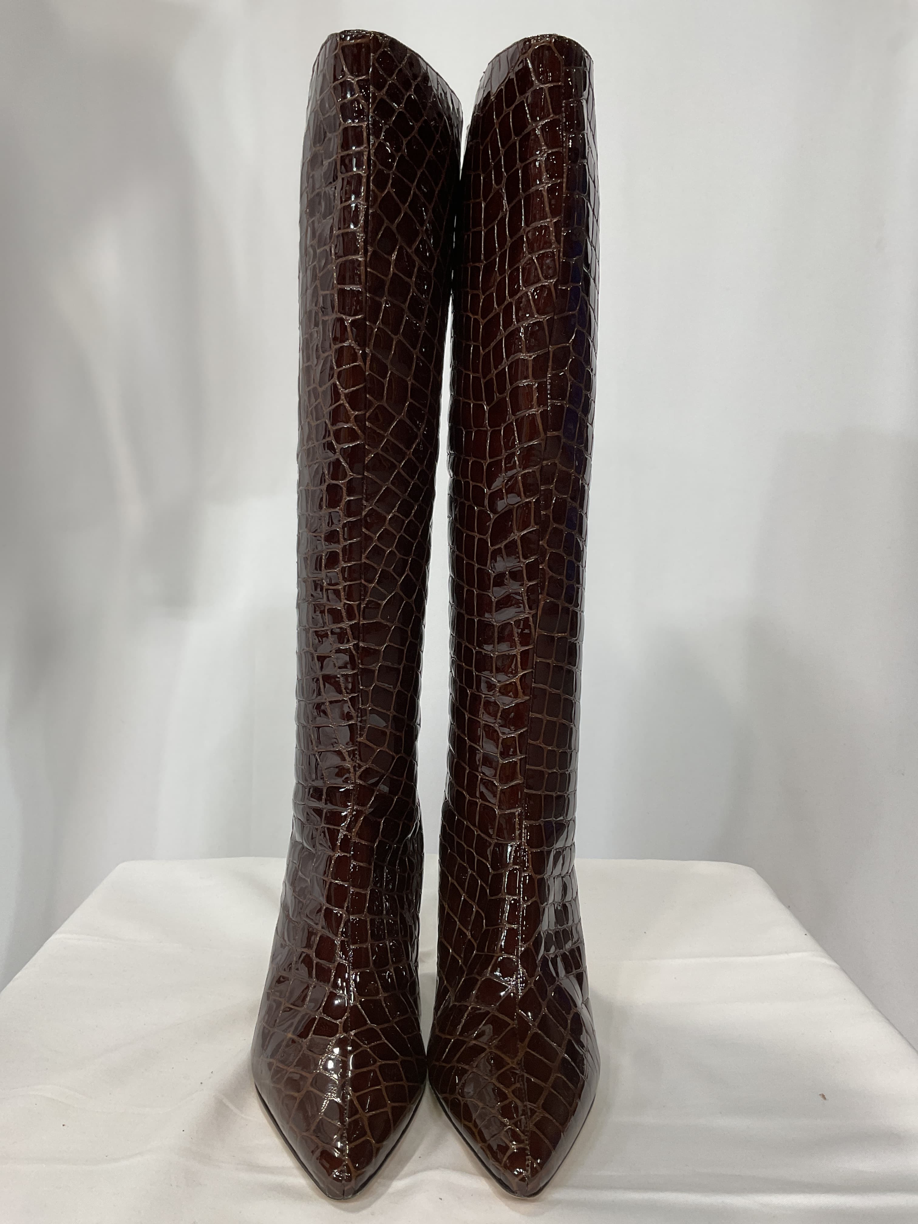 Odette Boot -- Espresso Croc - Image 2