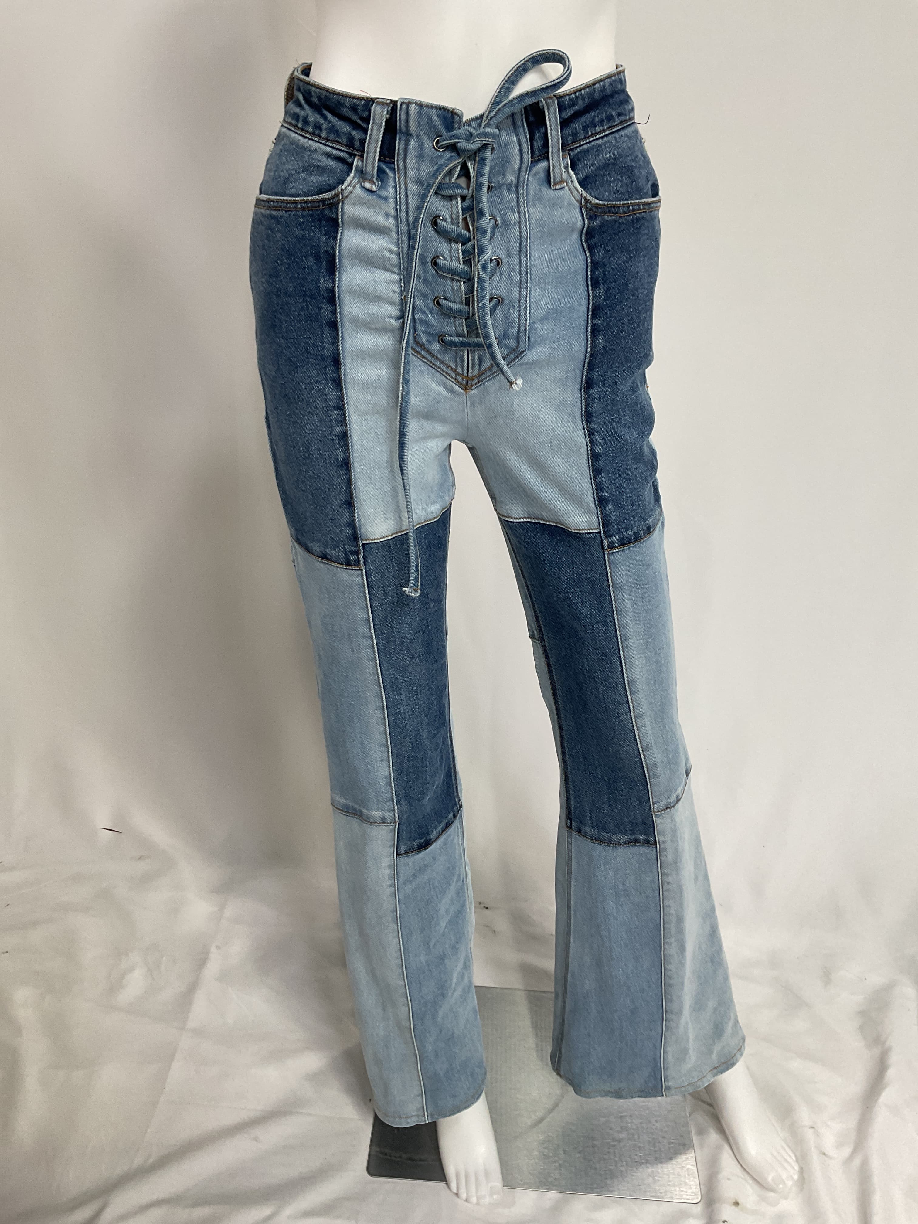 Afrm X Revolve Astrid Pant In Vintage Blue Wash - Image 2