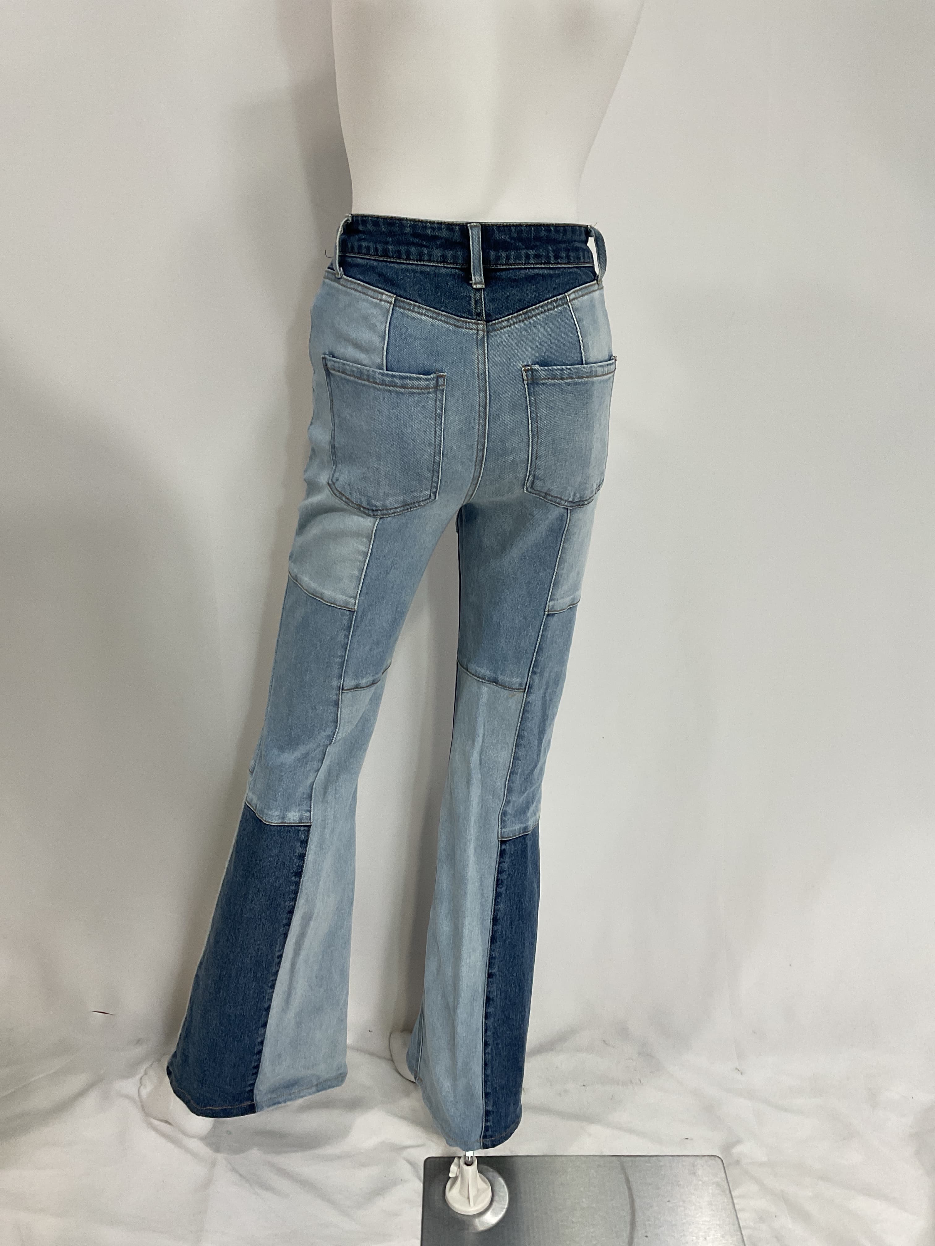 Afrm X Revolve Astrid Pant In Vintage Blue Wash - Image 4
