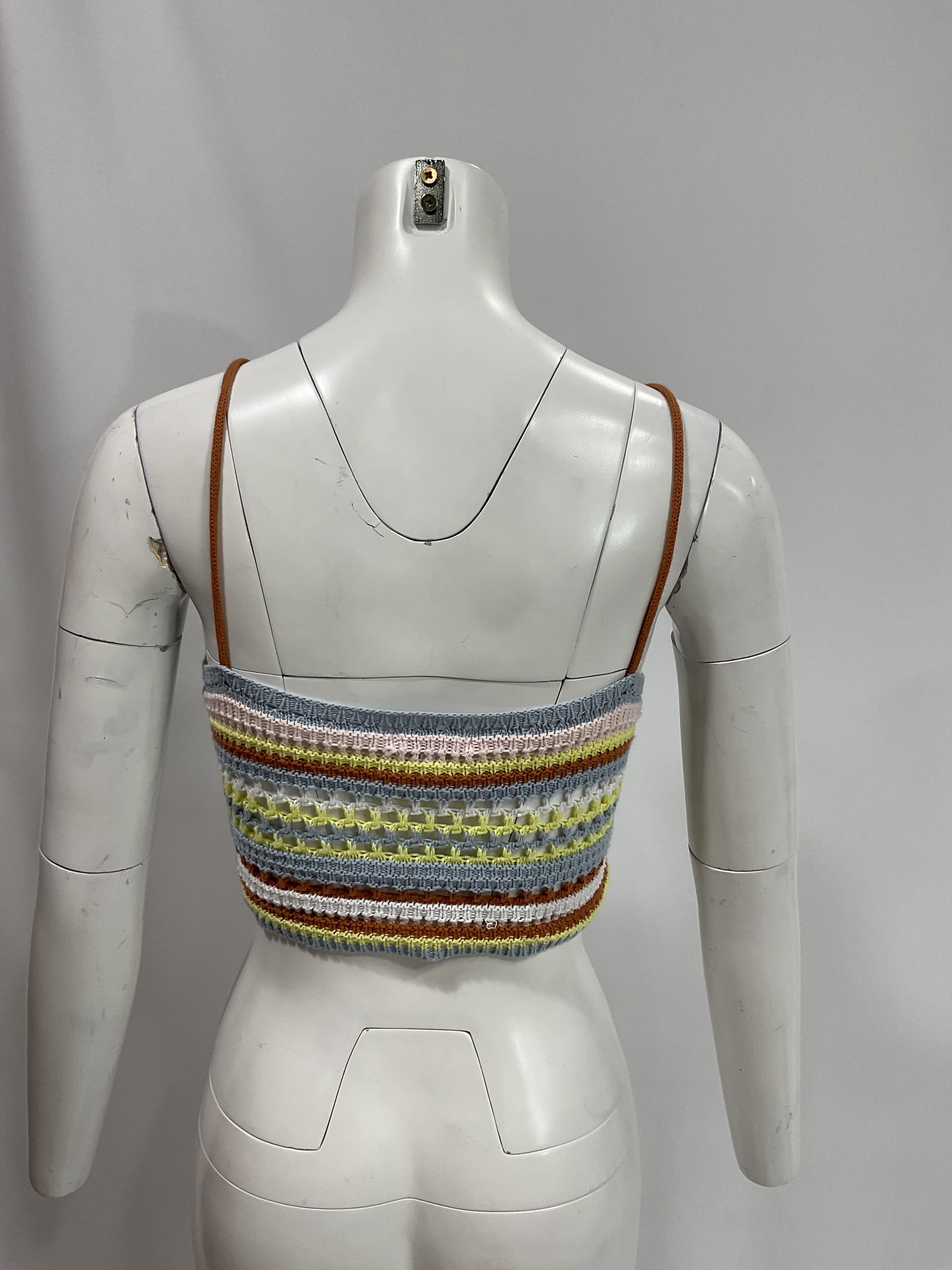 Fauxchet Colorful Cami In Light Pink Multi - Image 3