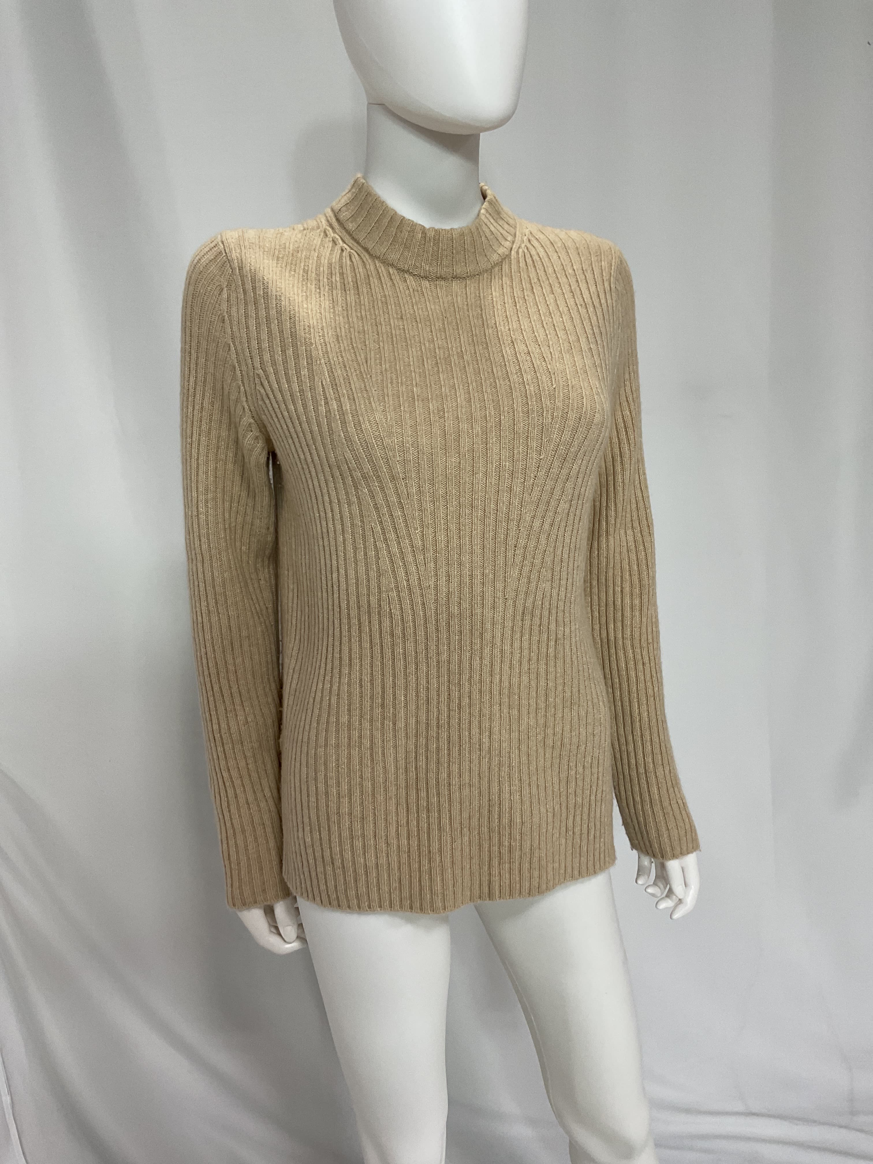 Wool & Cashmere Rib Tunic Sweater - Image 2