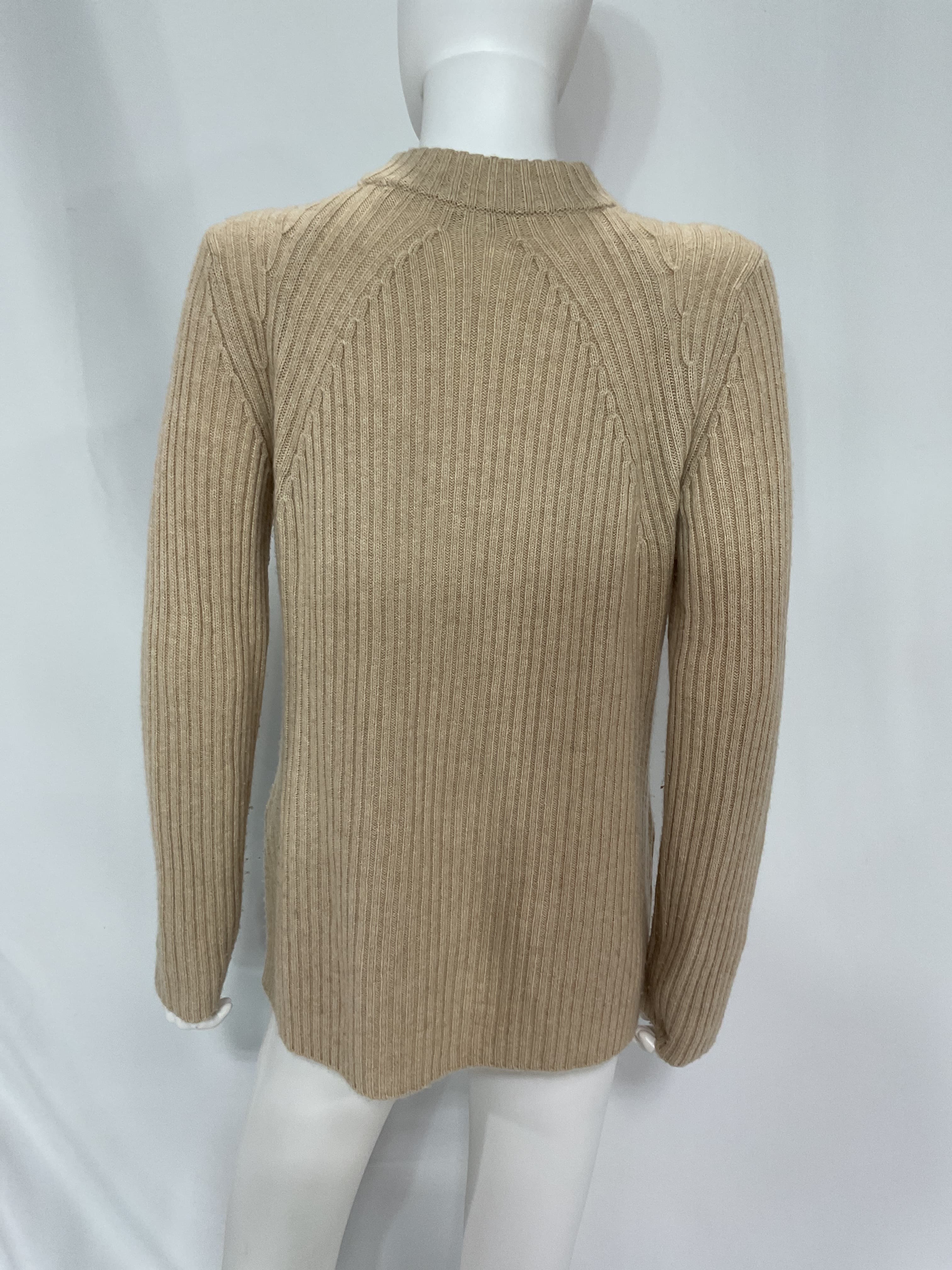 Wool & Cashmere Rib Tunic Sweater - Image 3
