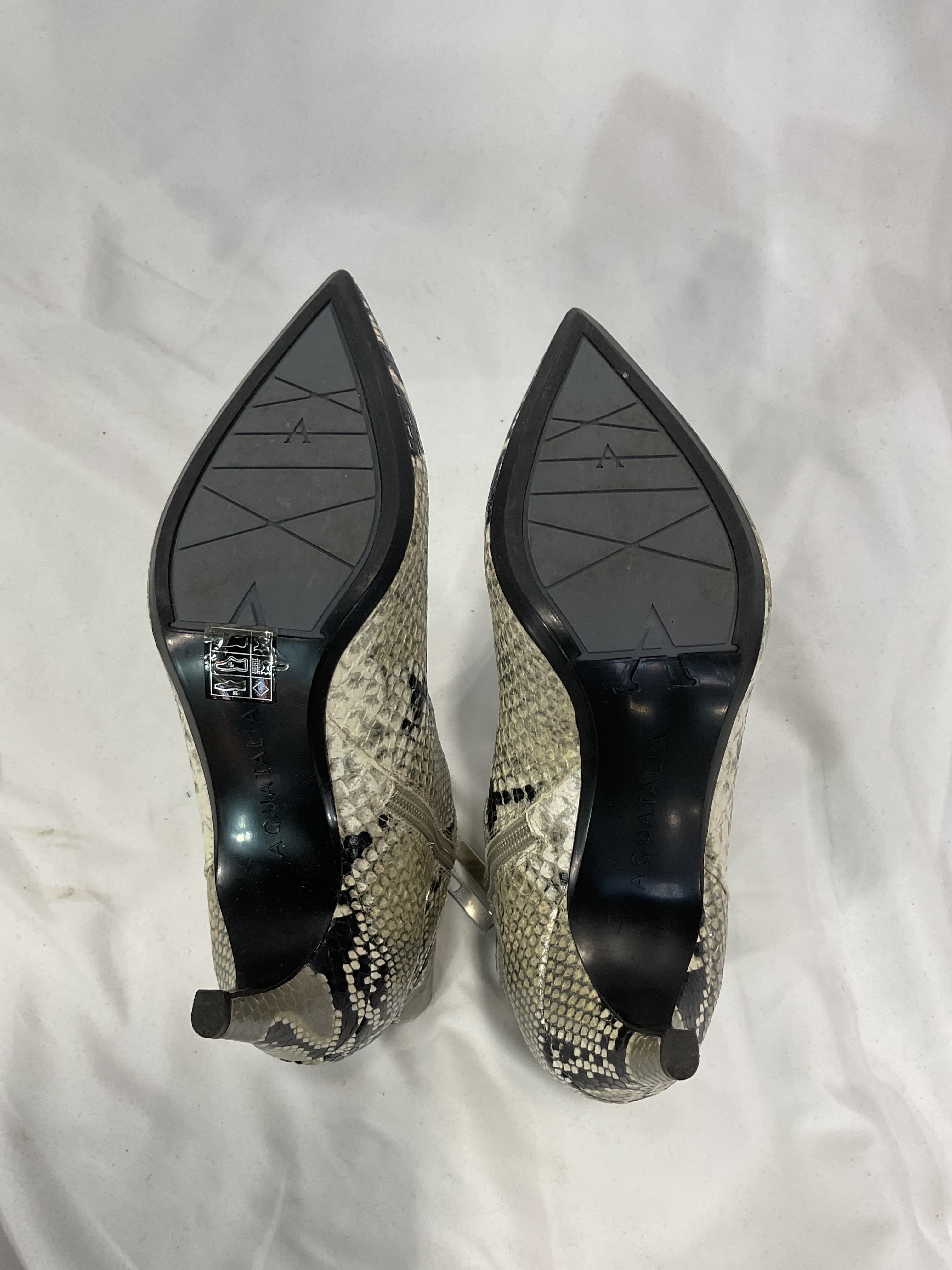Marabella Snake Embossed Heeled Boot - Image 3