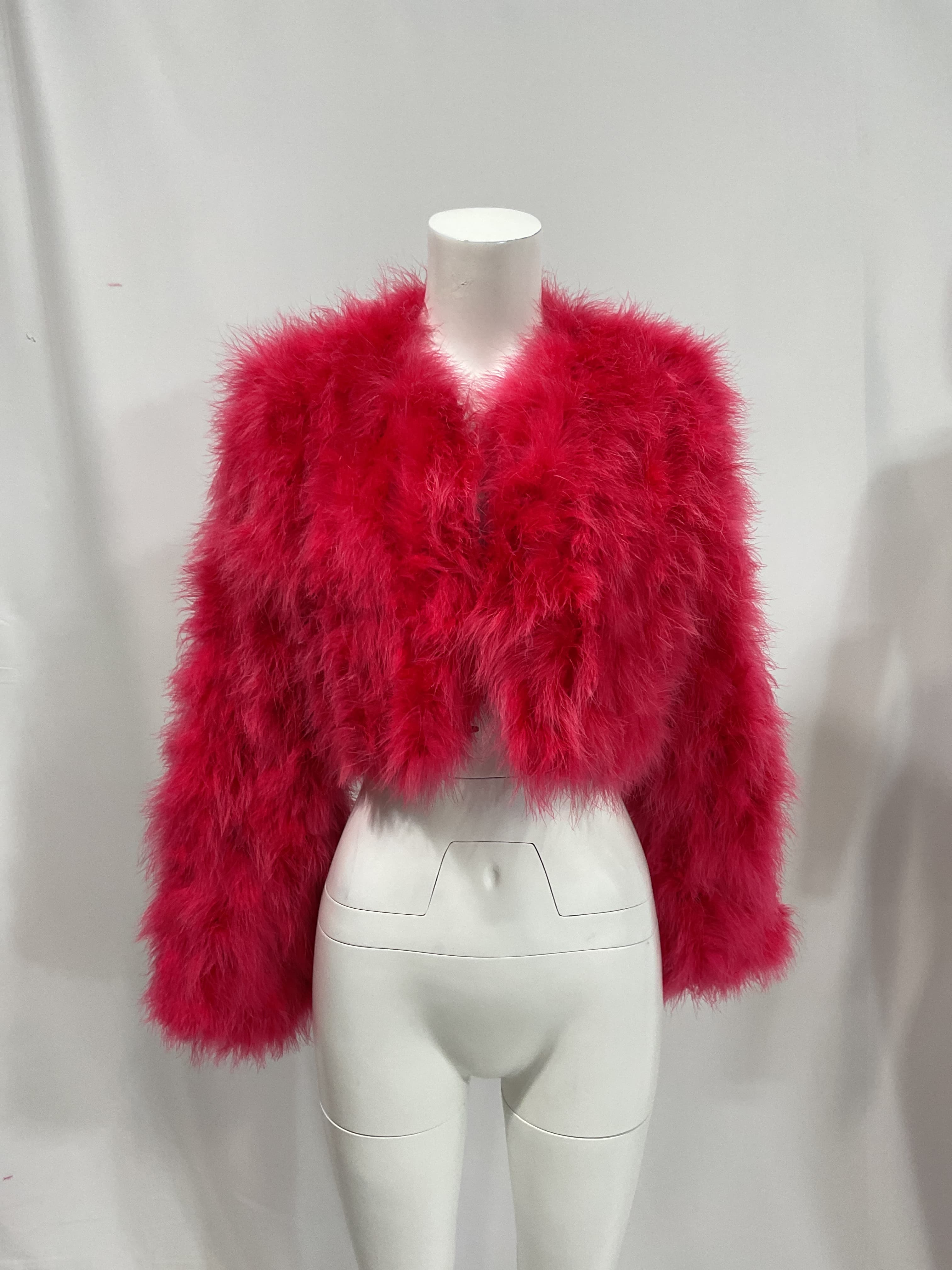 Manhattan Jacket In Hyper Pink - Image 2