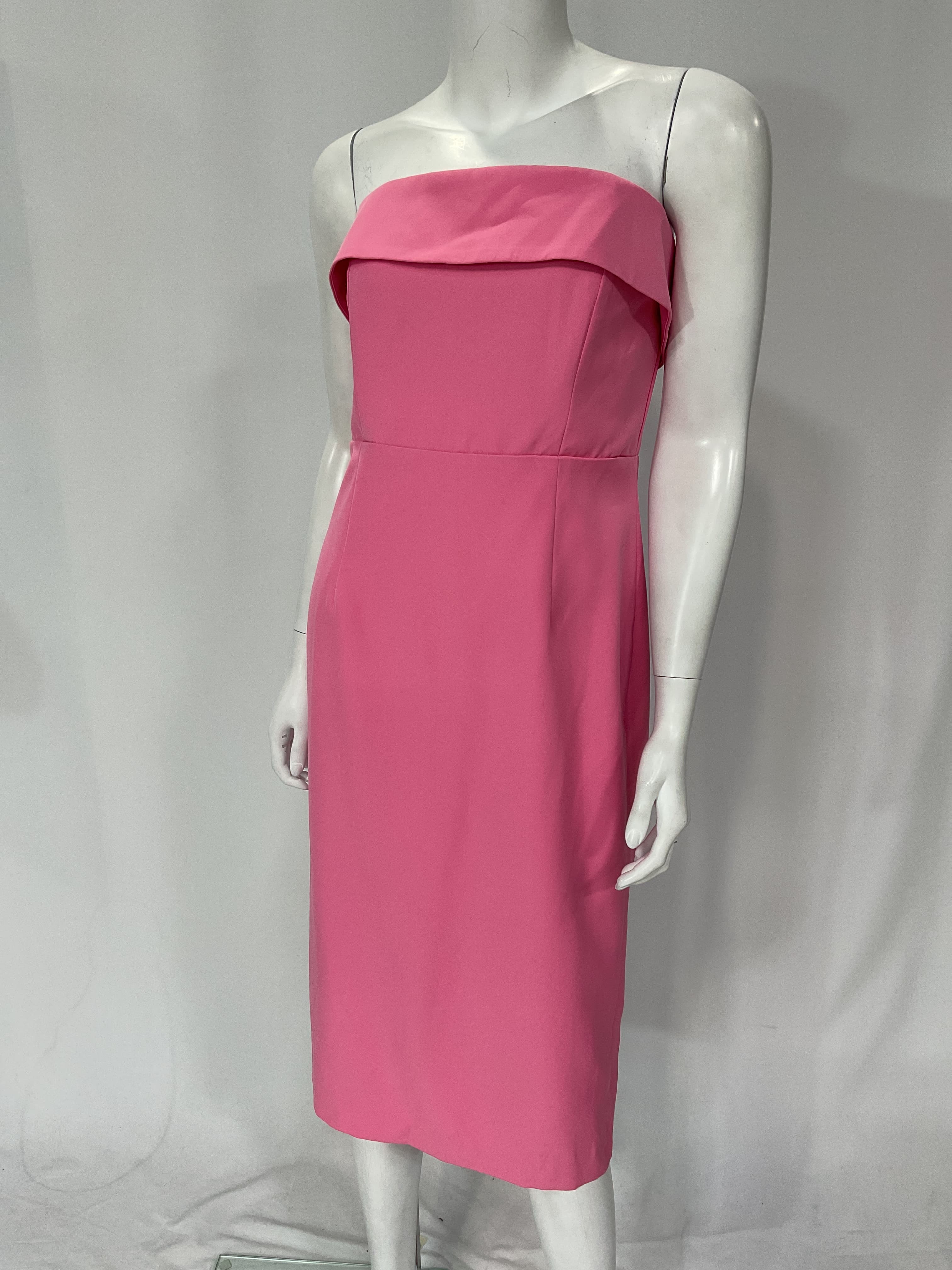 Georgia Dress In Candy Pink - Image 2