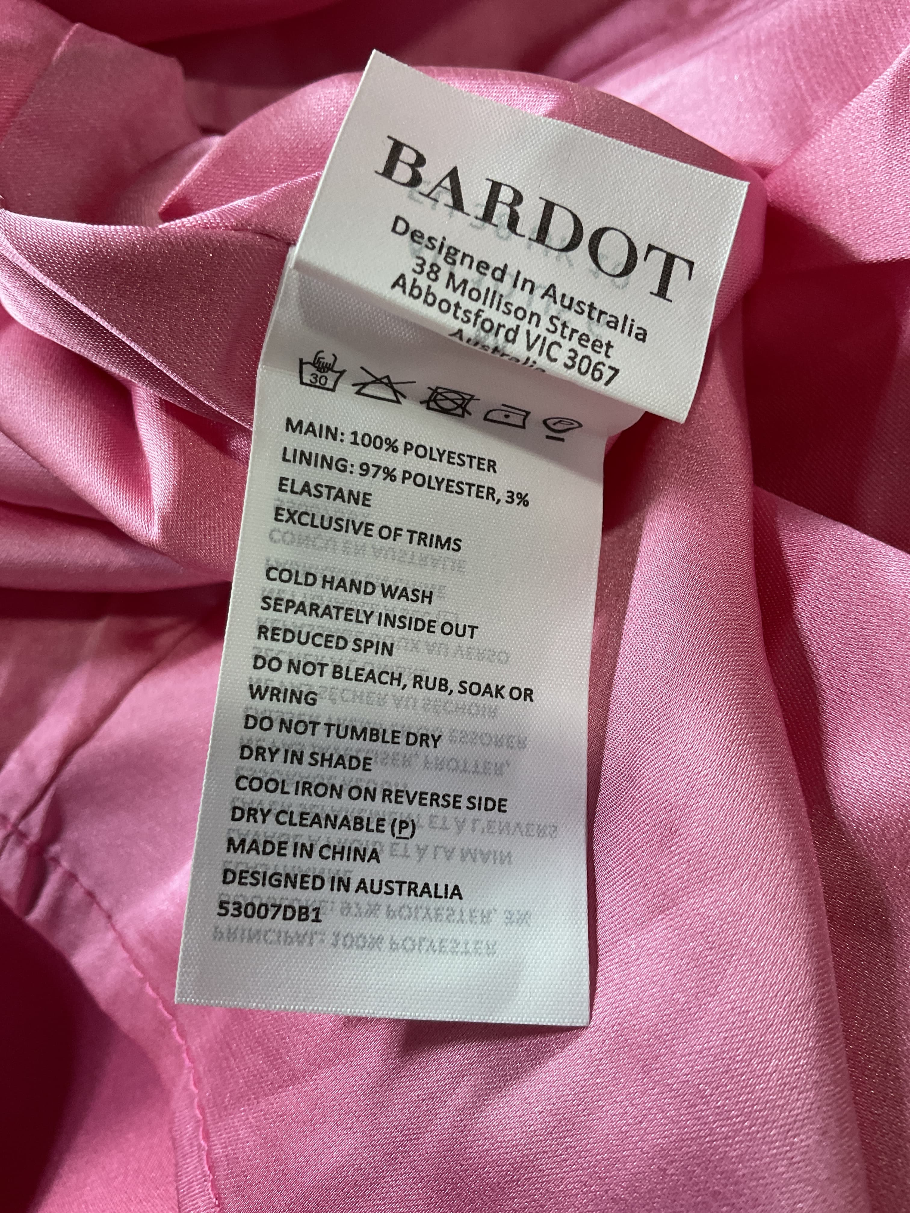 Georgia Dress In Candy Pink - Image 3