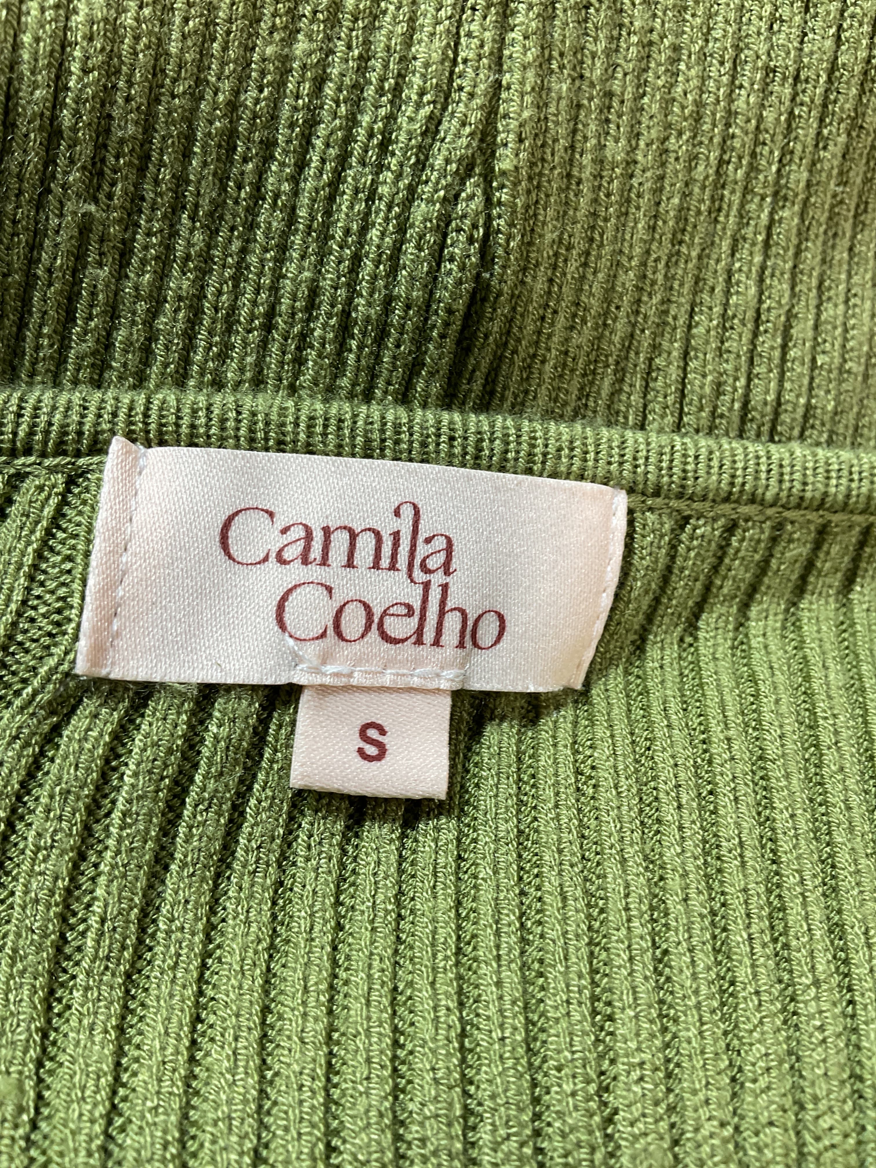 Artemis Lace Up Knit Top In Rosemary Green - Image 4