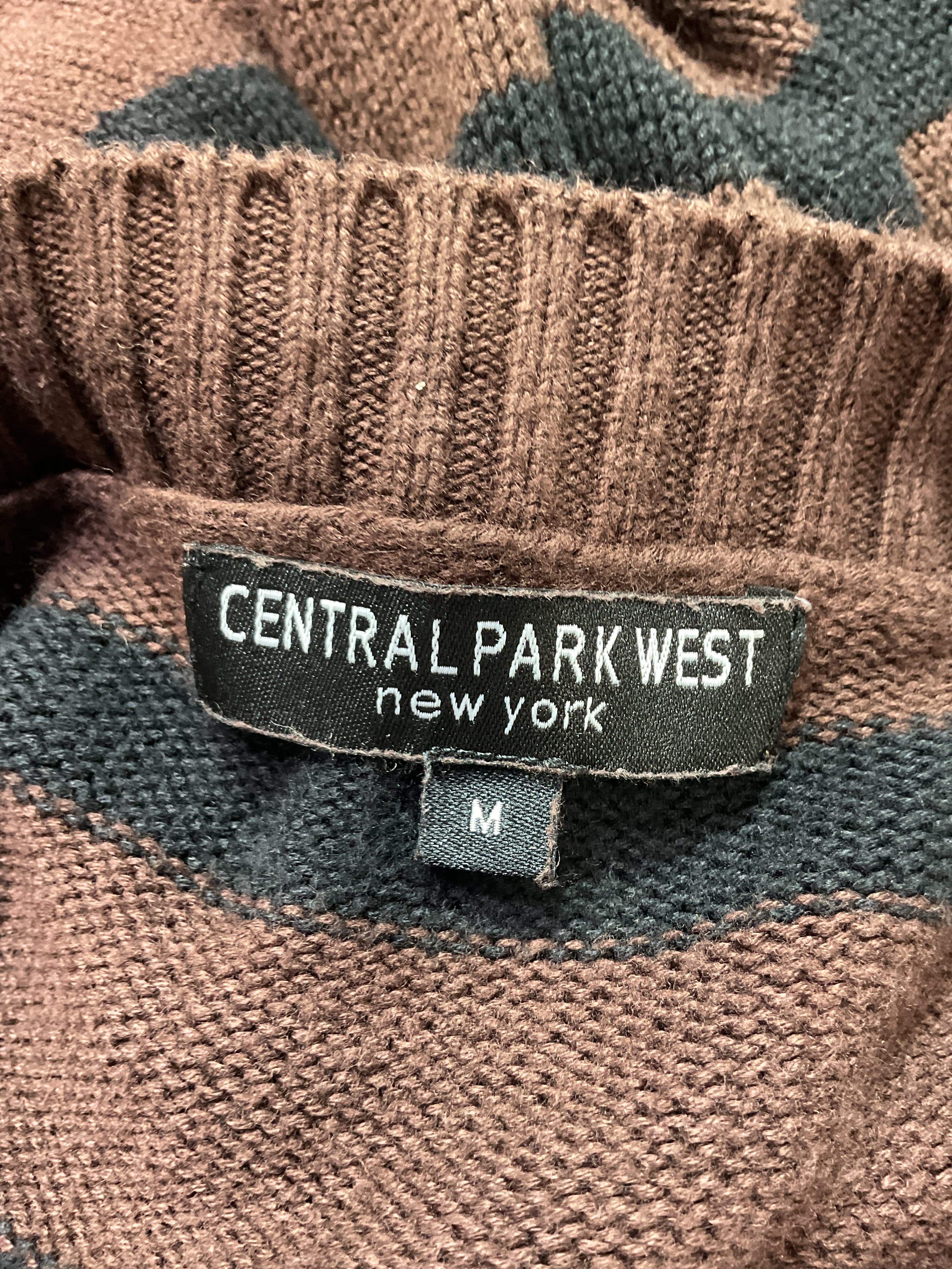 Briar Stripe Crew Neck Sweater In Brown - Image 3