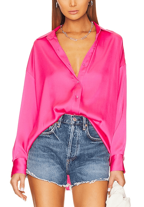 The Smooth Ex-Boyfriend Shirt In Pink Peacock - Image 1
