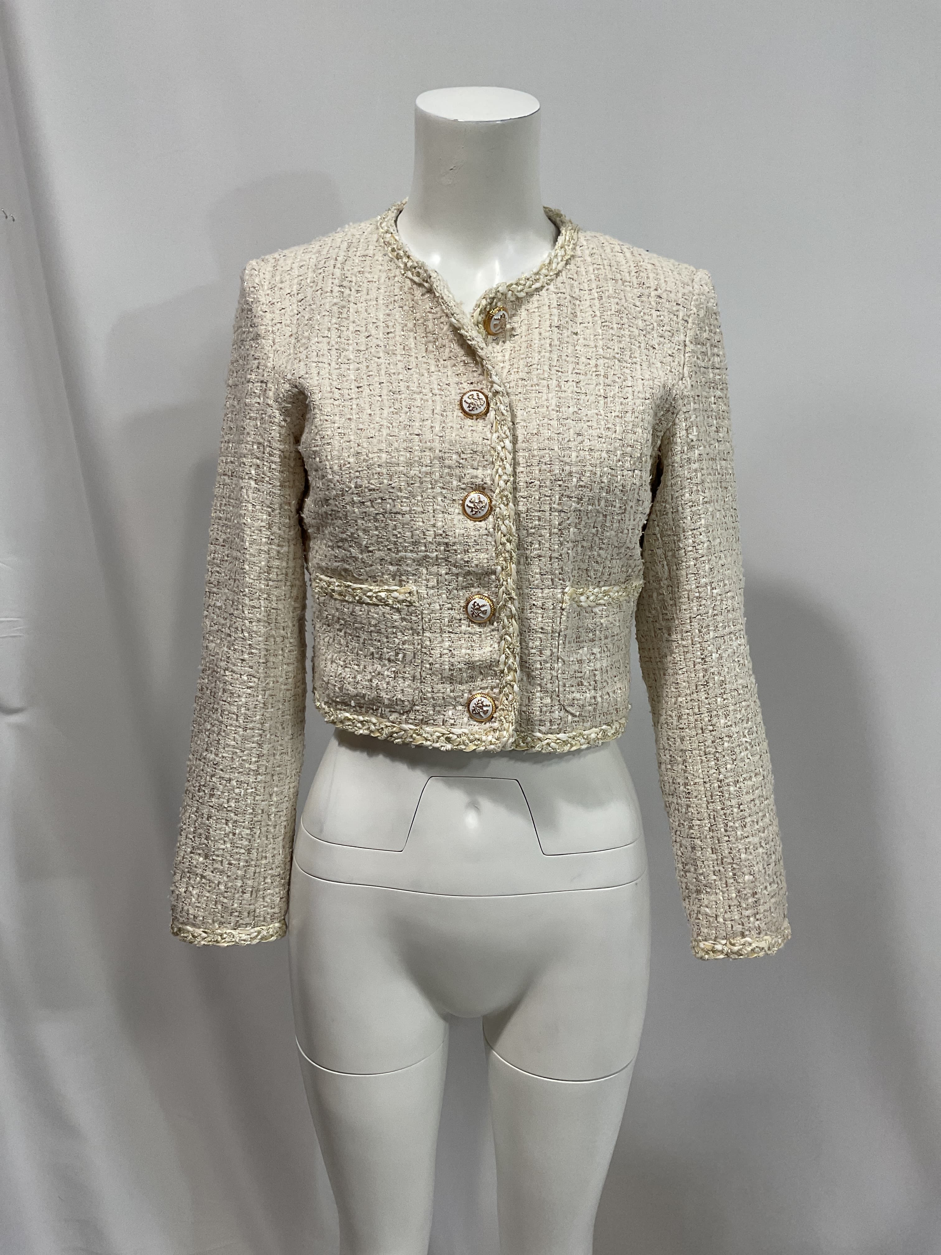 Billie Blazer In Ivory - Image 2