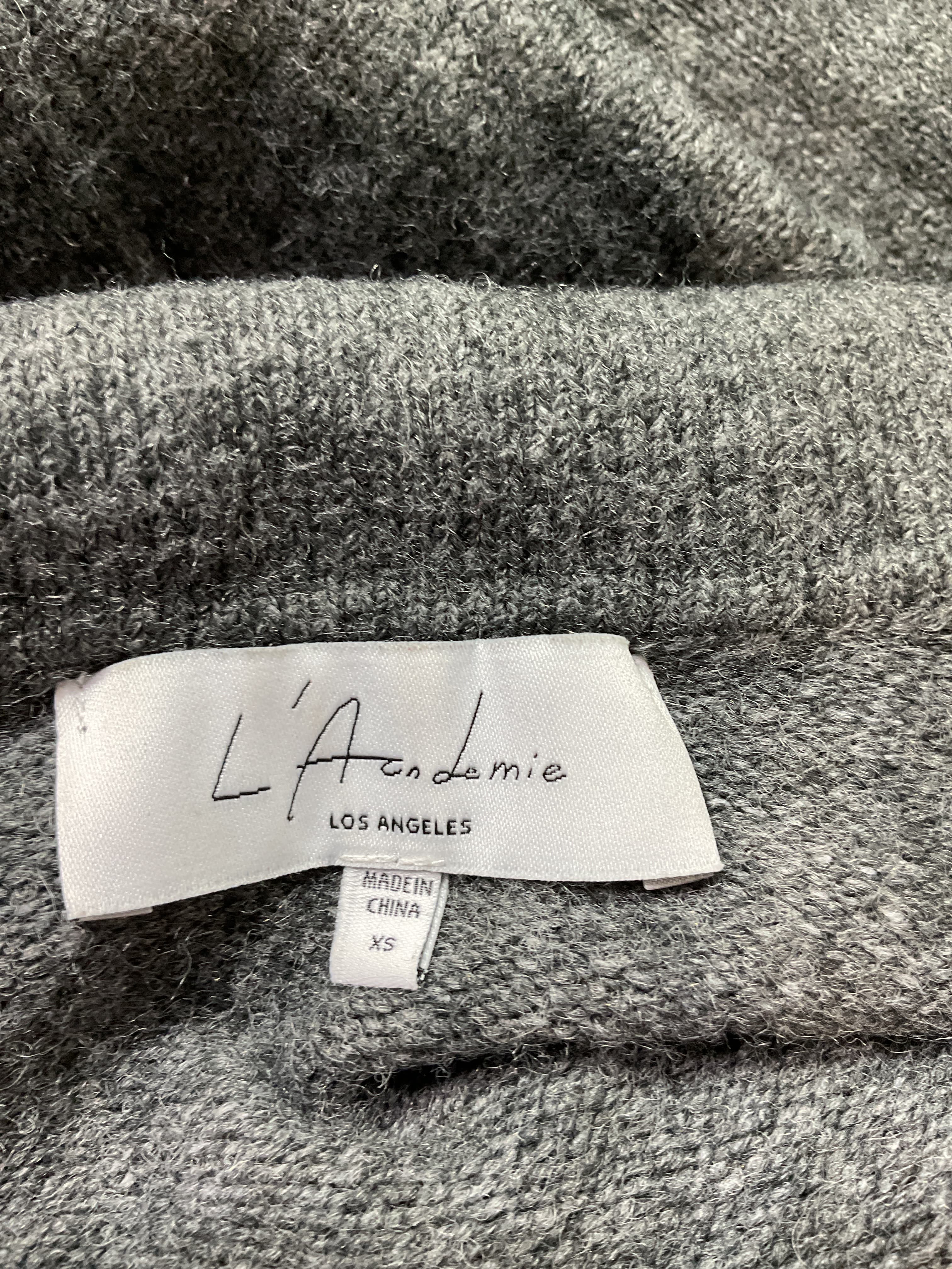 L'academie X Marianna Azaria Sweater In Charcoal Grey - Image 4