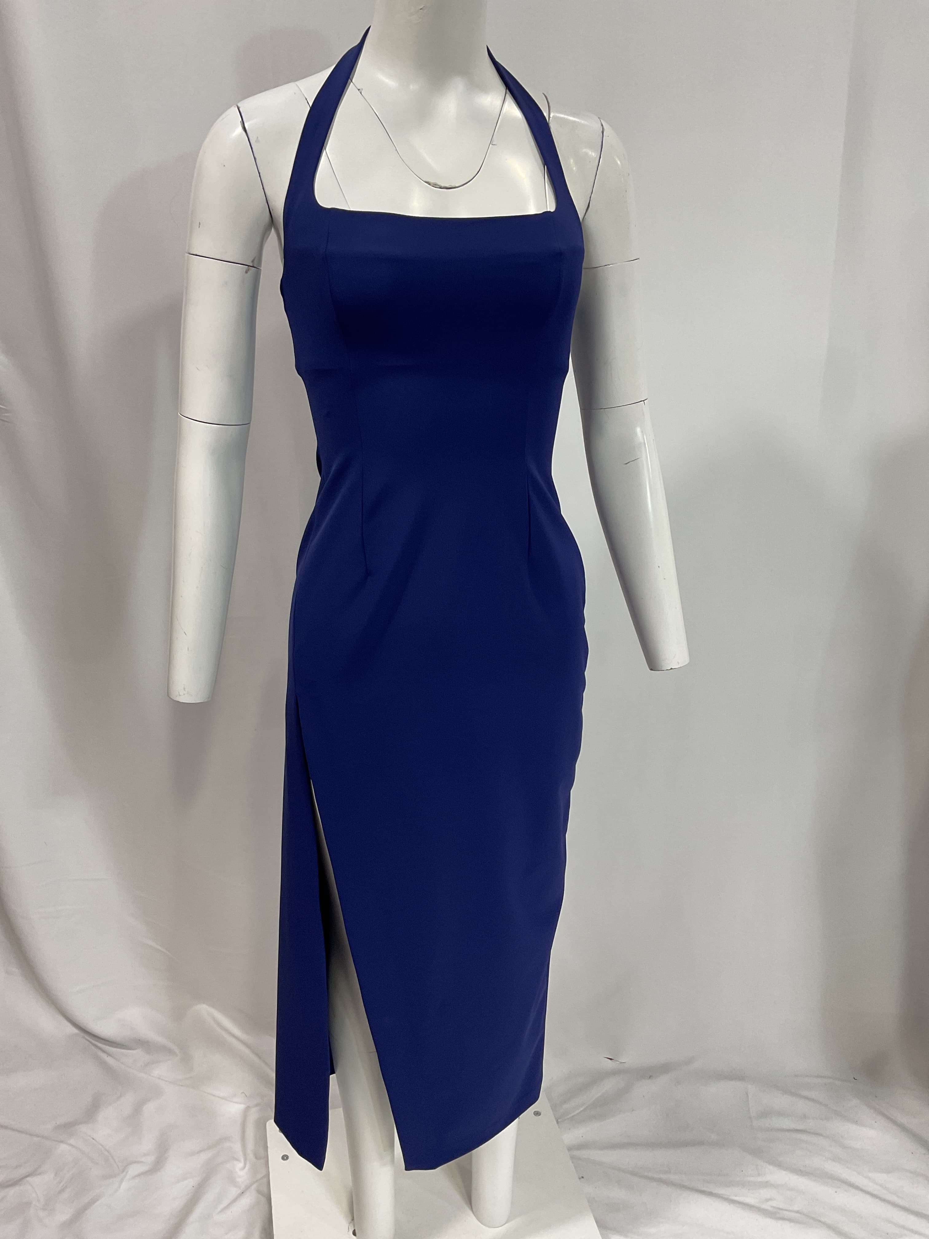 Jade Midi Dress In Dark Purple - Image 2