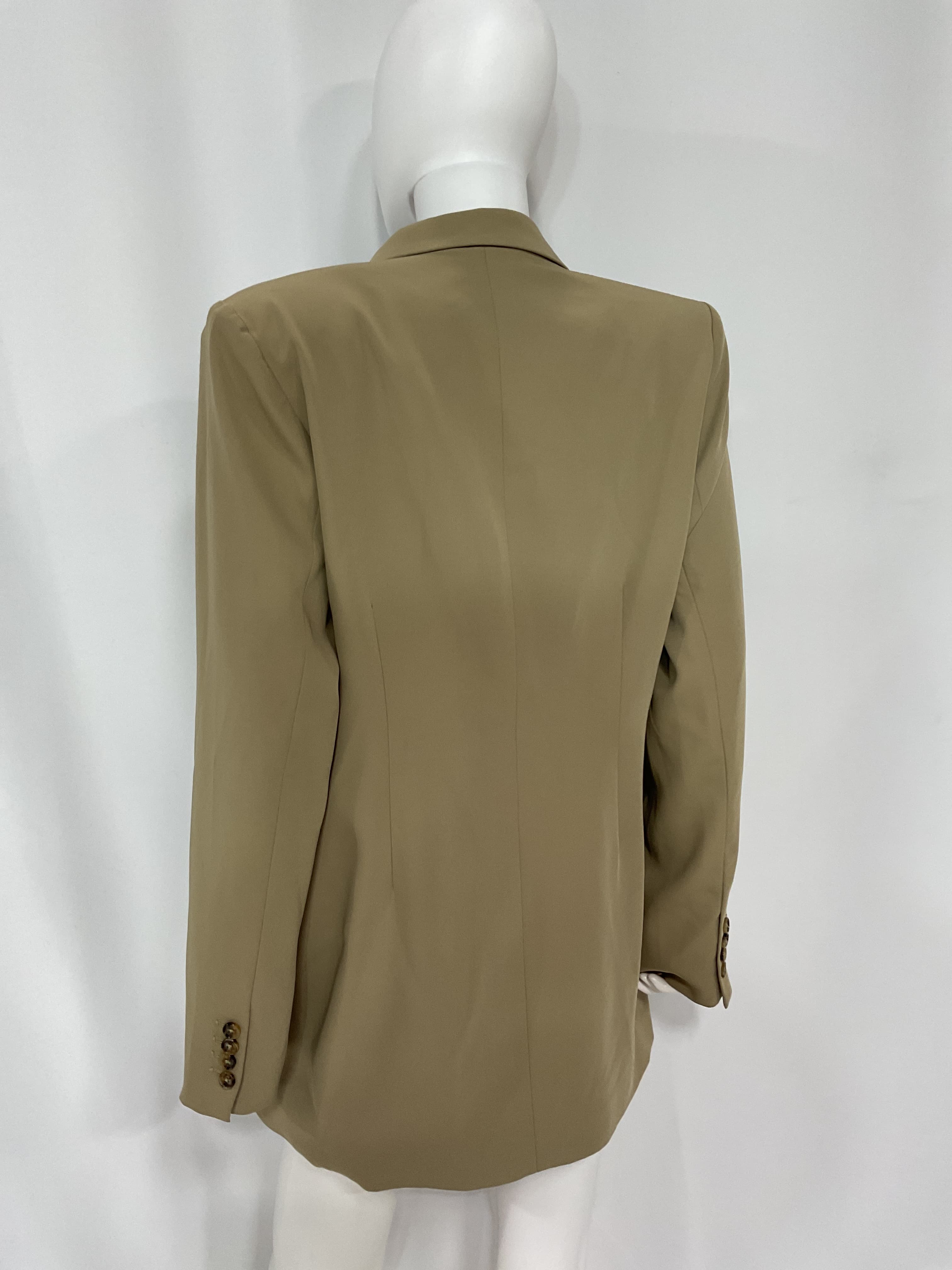 Orion Blazer Mini Dress In Khaki - Image 2