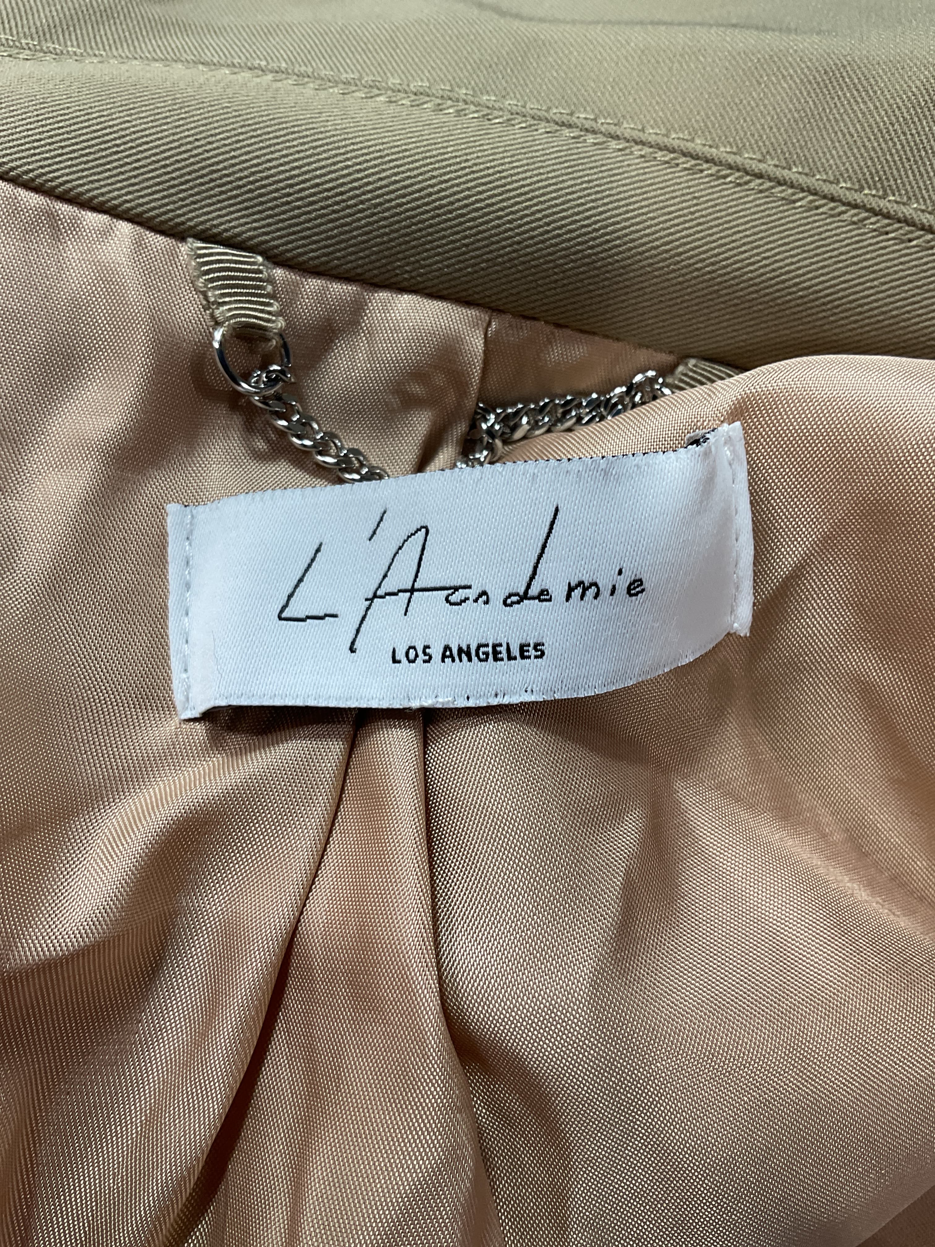 Orion Blazer Mini Dress In Khaki - Image 4