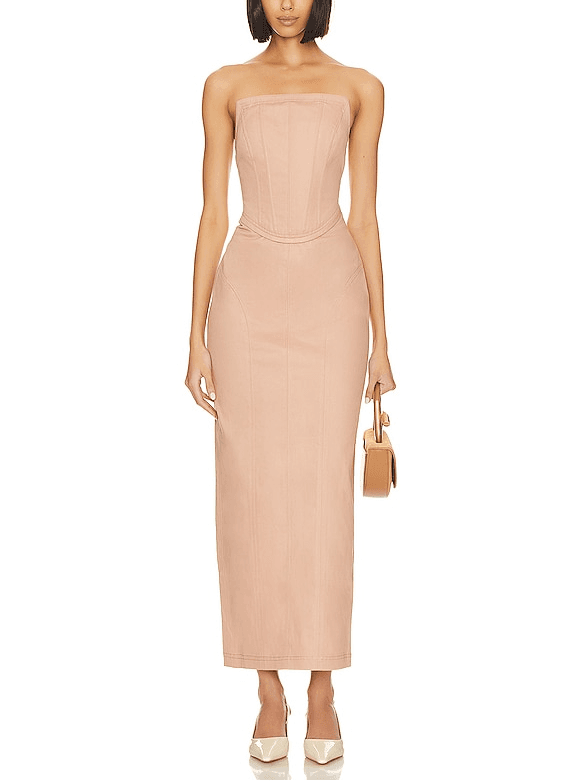 Livia Corset Maxi Dress - Image 1