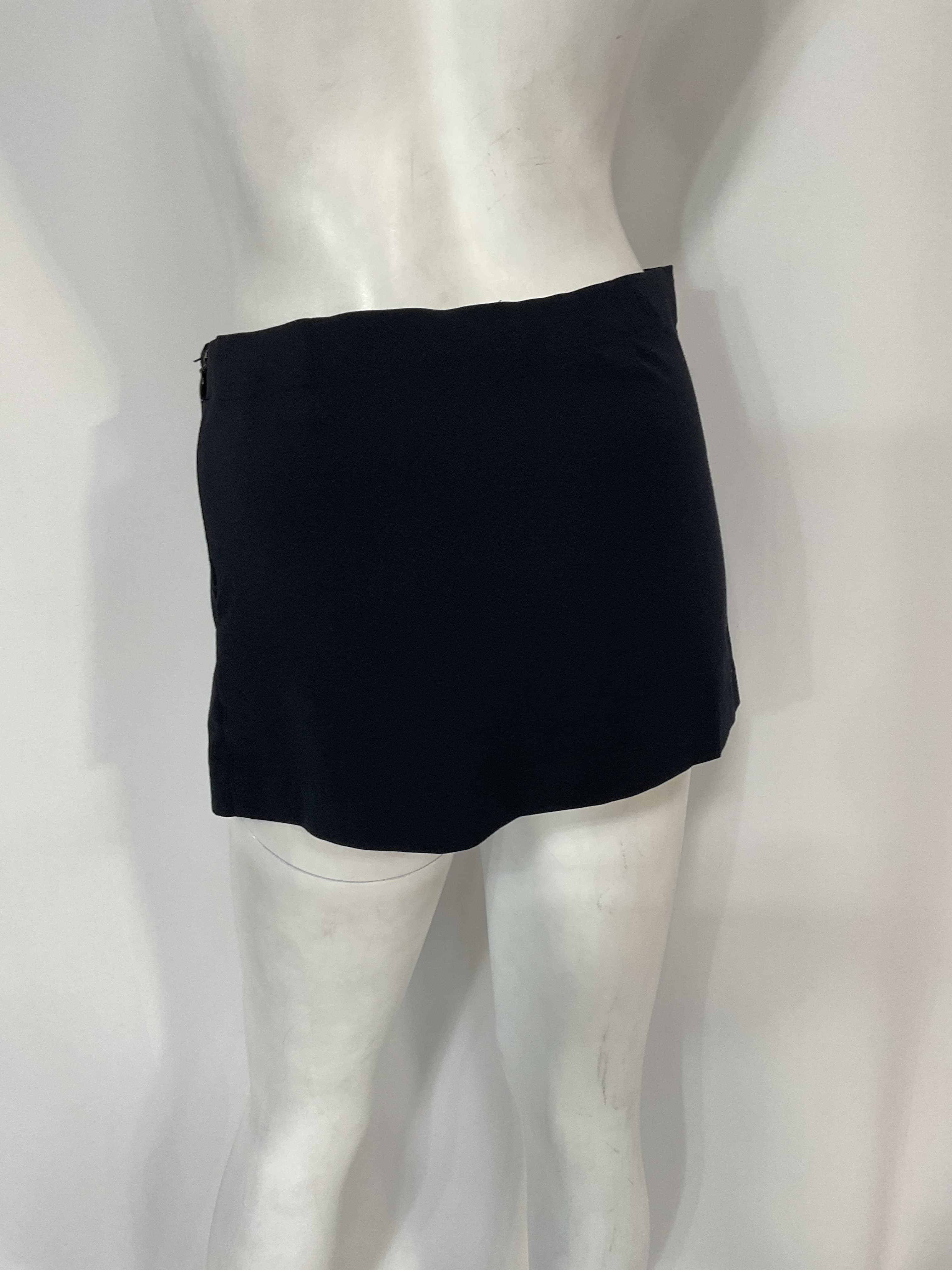 Micro Mini Skirt In Black - Image 3