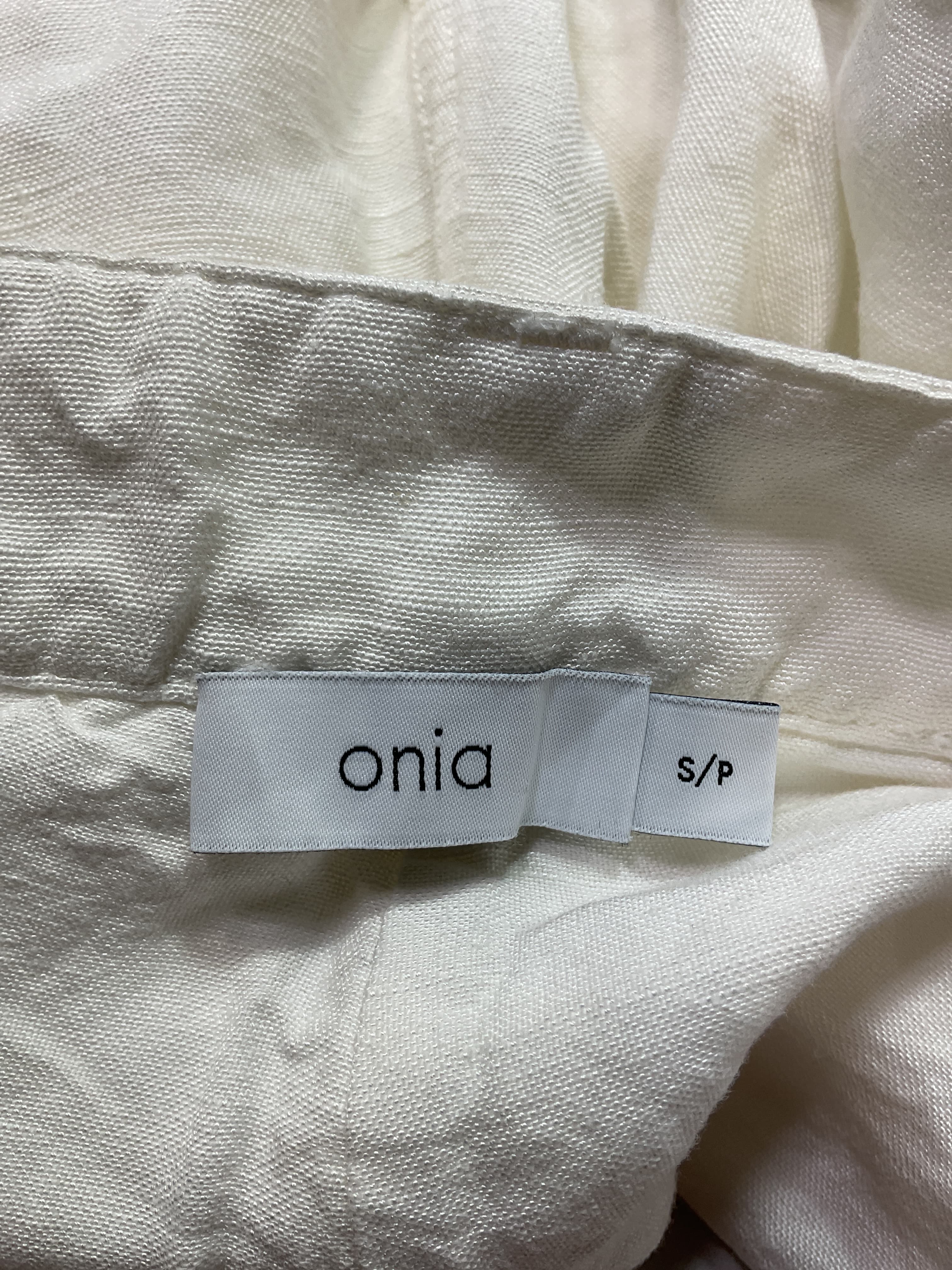 Air Linen Boyfriend Short In White - Image 4