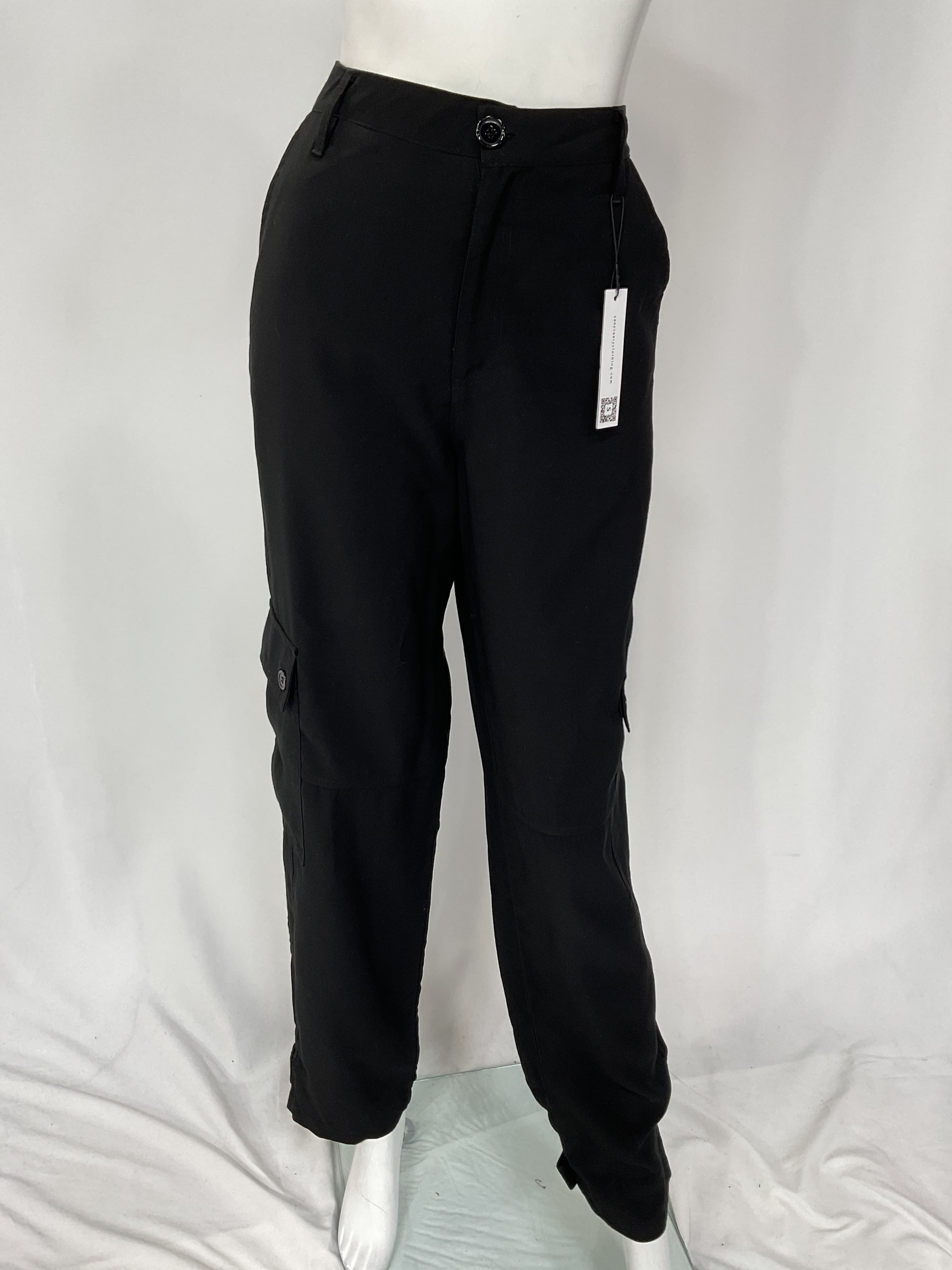 Harper Cargo Pant In Black - Image 3