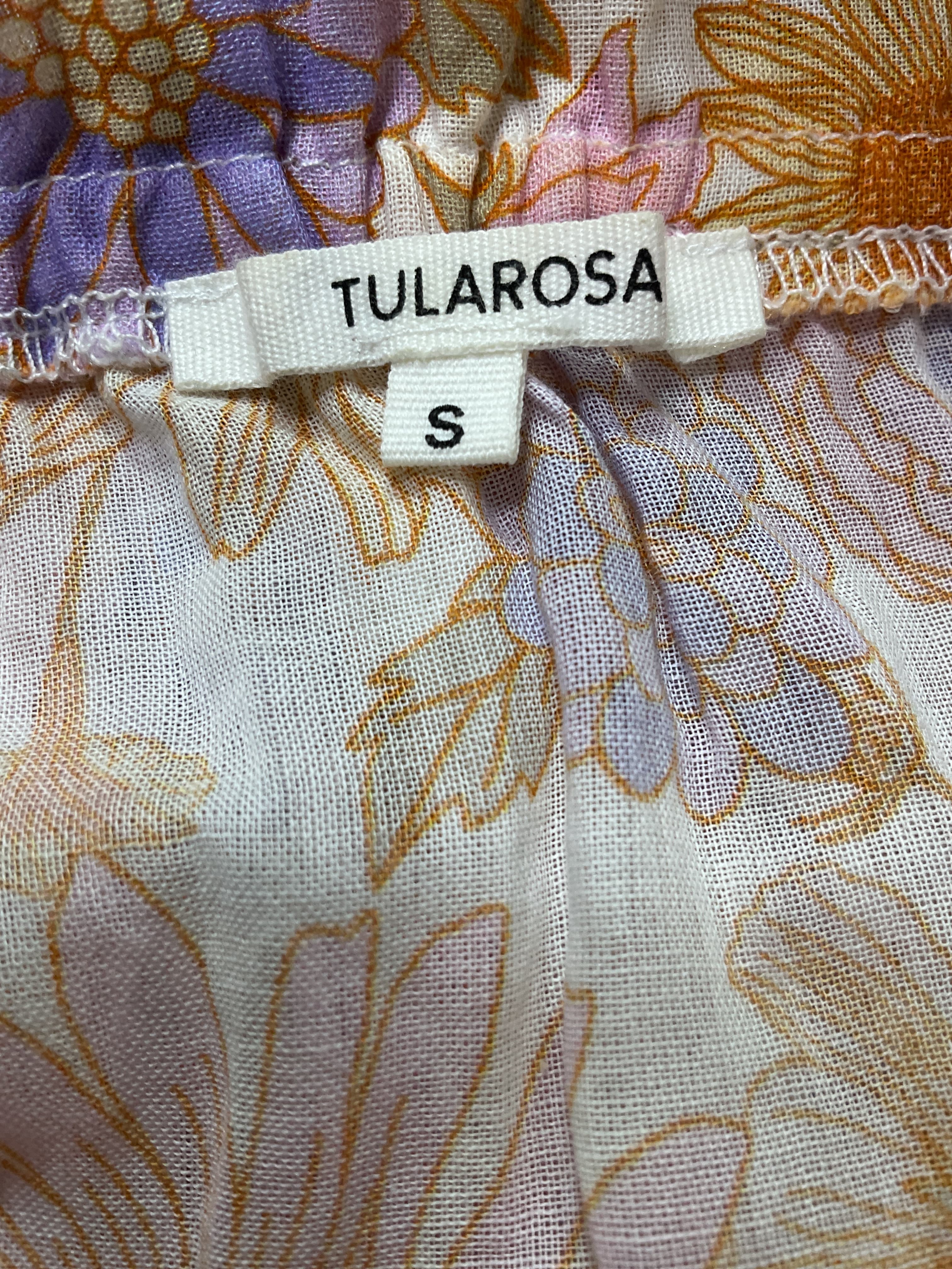 Aurora Mini Dress In Lilac Retro Floral - Image 4