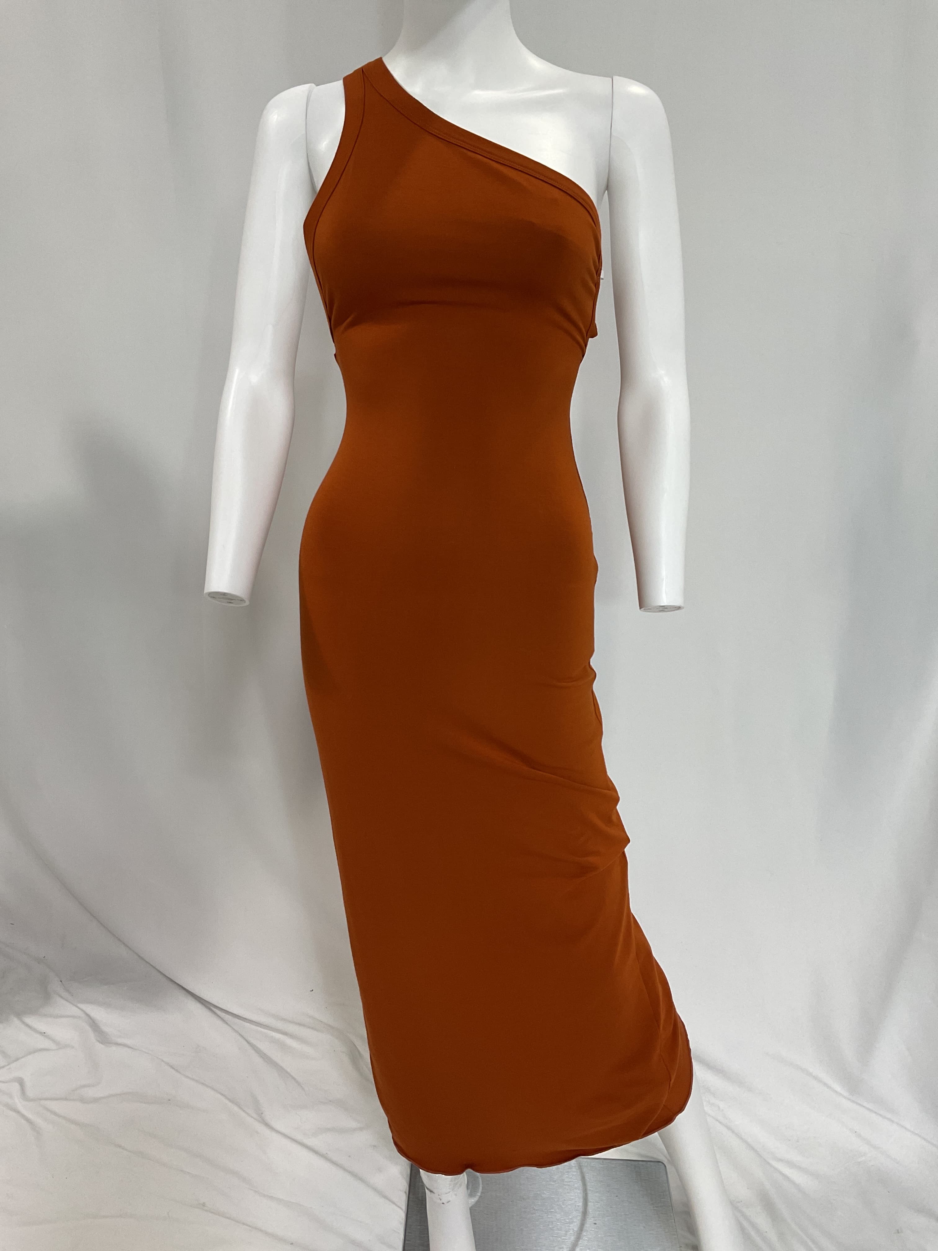 The Line By K Avalon Dress In Rust - Image 2