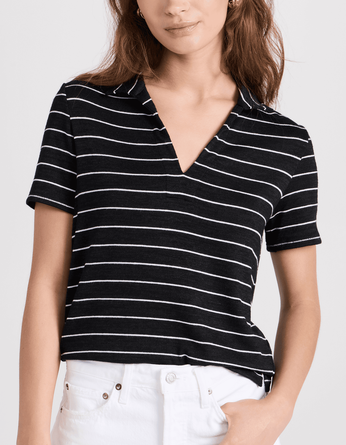 The Knit Stripe Polo - Image 1