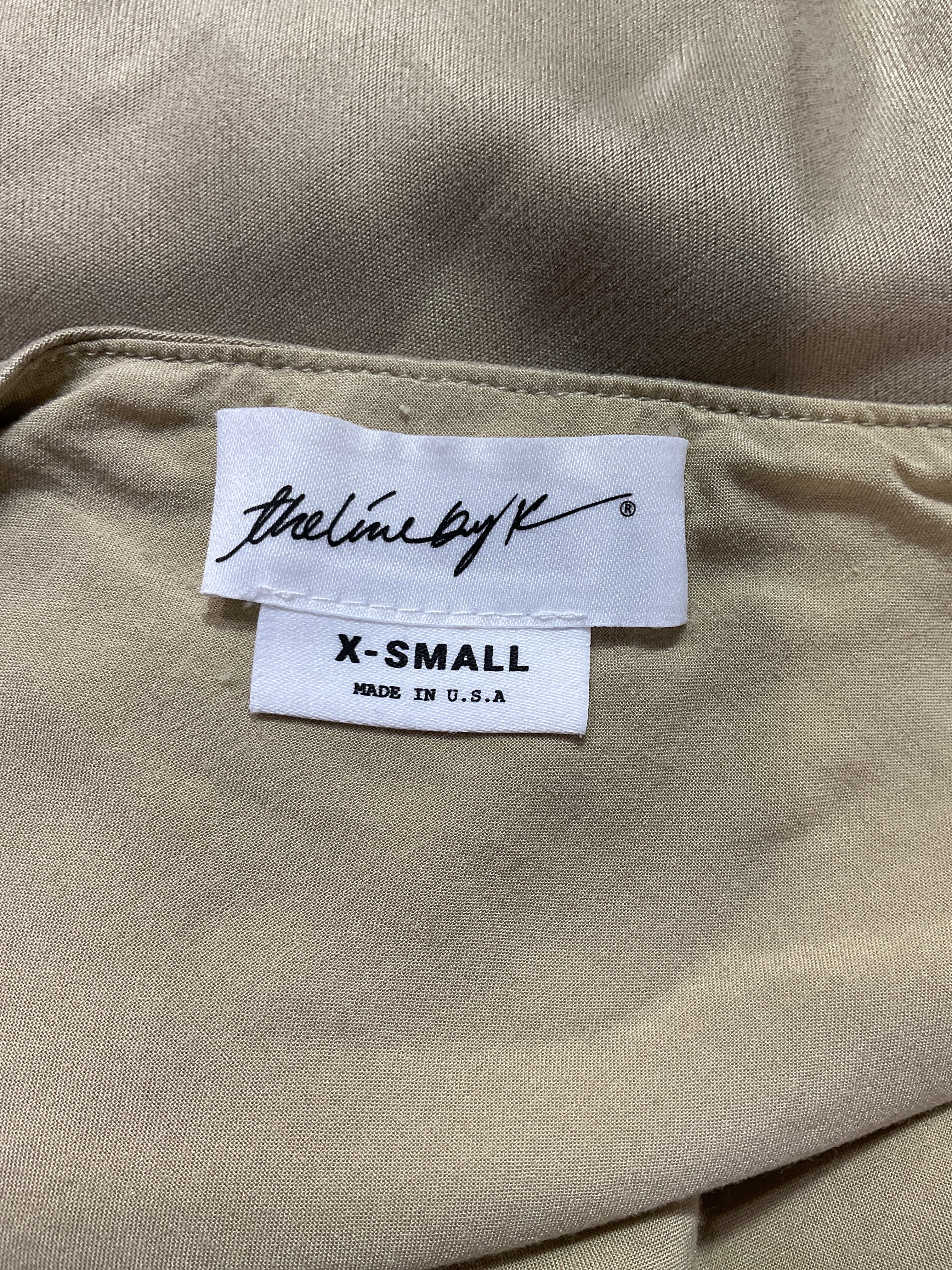 The Line By K Cleo Bias Cut Skirt In Khaki - Image 4