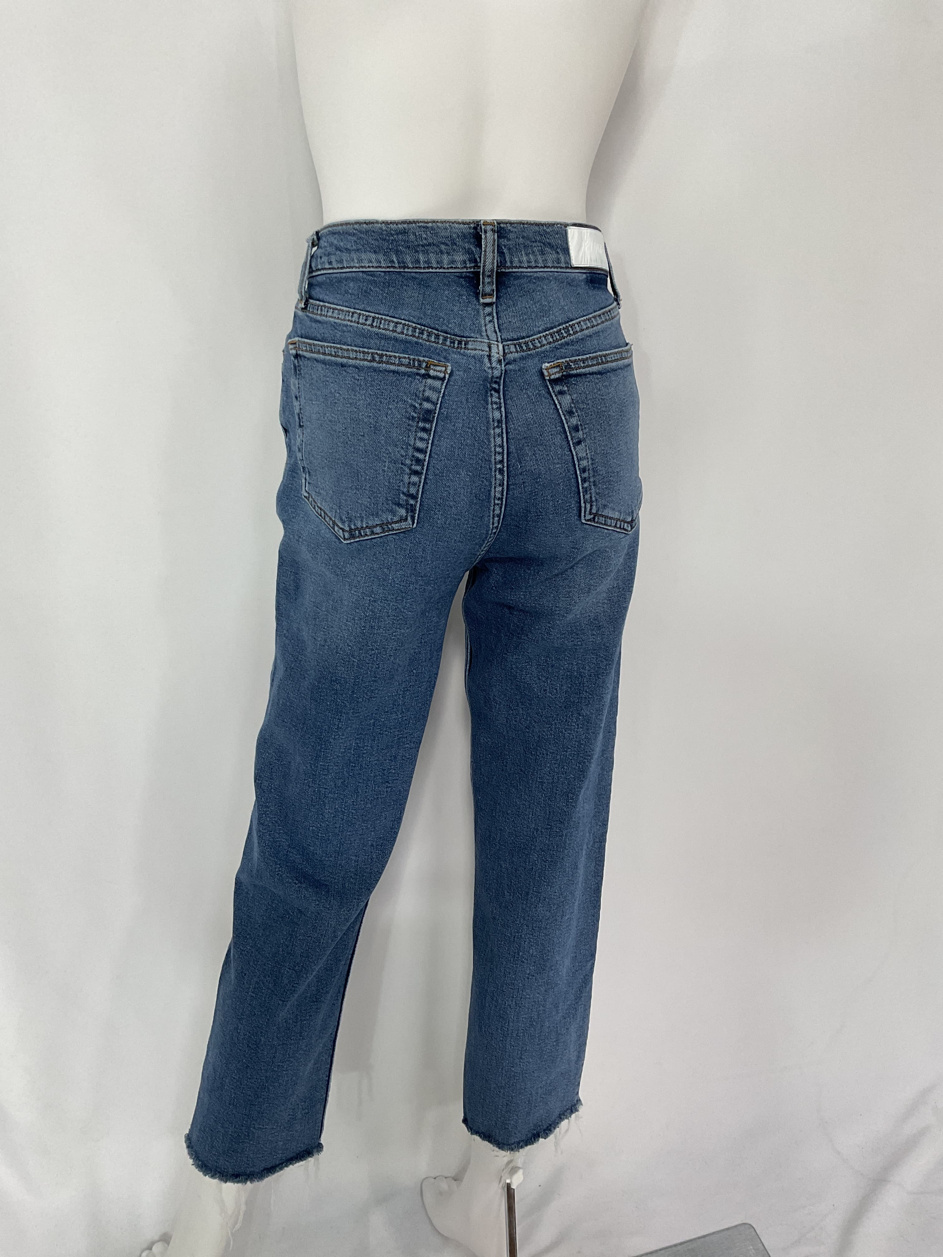 High Rise Comfort Stretch Stove Pipe Jeans - Image 2