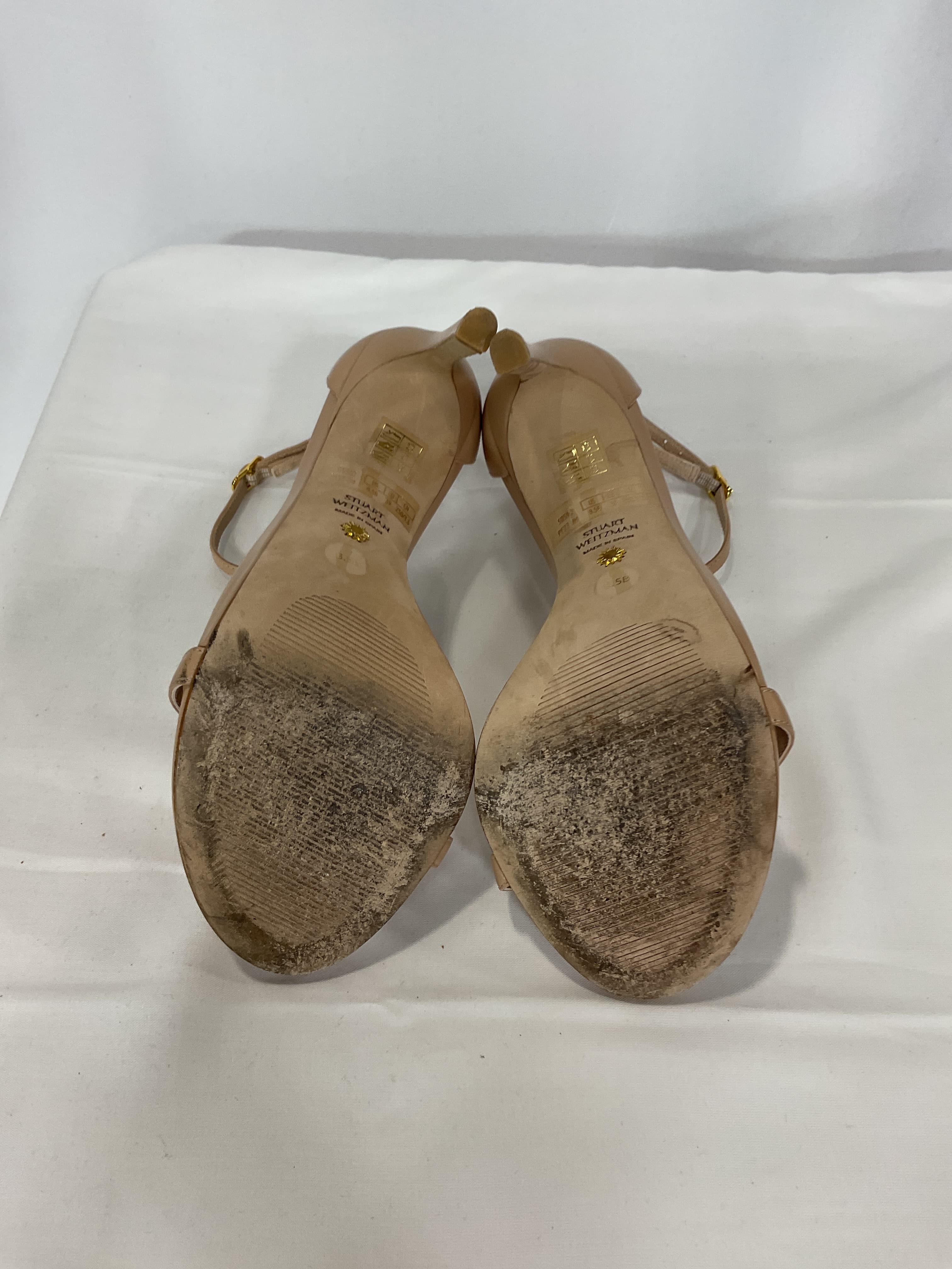 Nudist Heel In Adobe Leather - Image 4