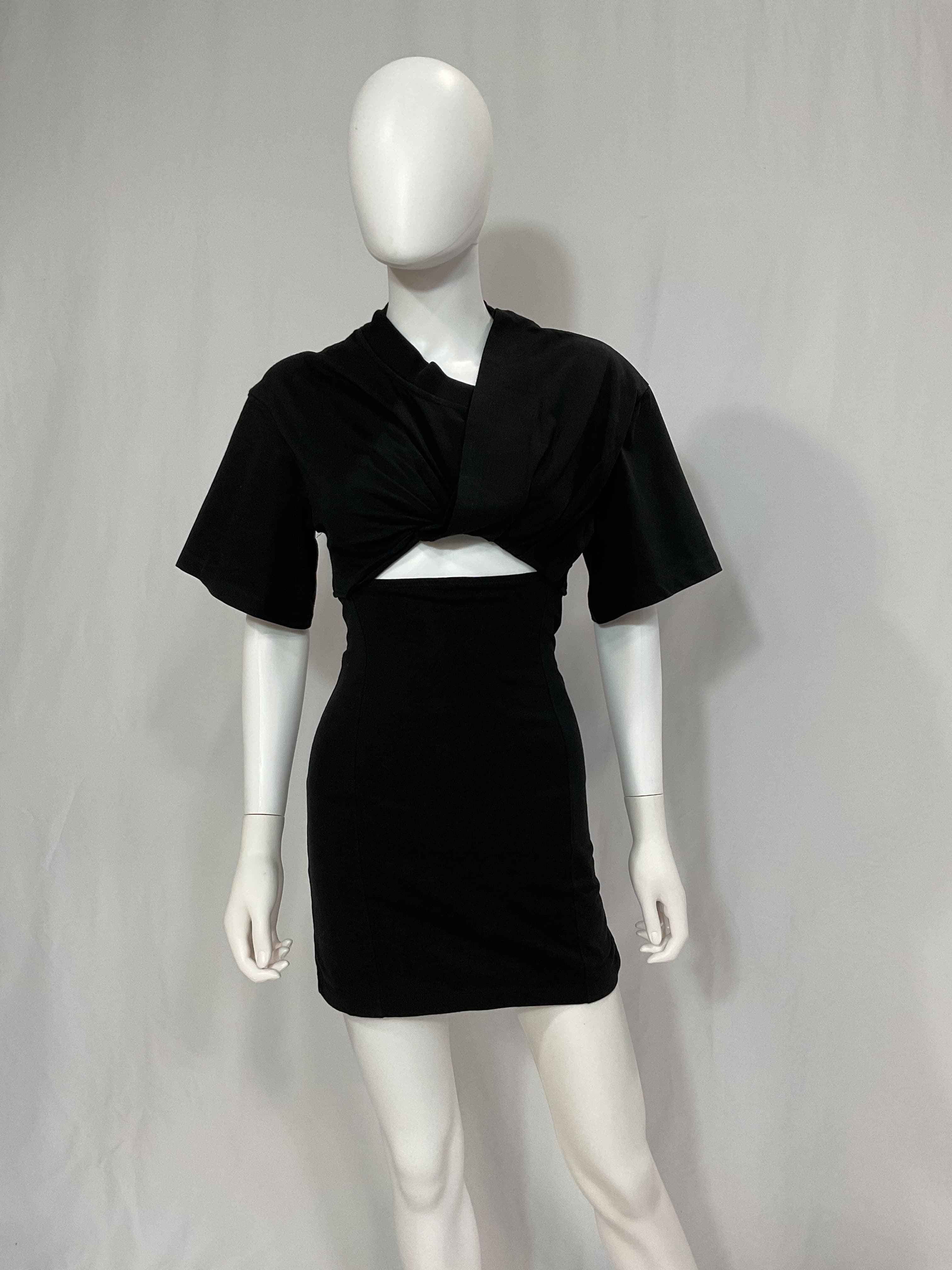 Black Le Chouchou 'la Robe T-Shirt Bahia' Minidress - Image 2