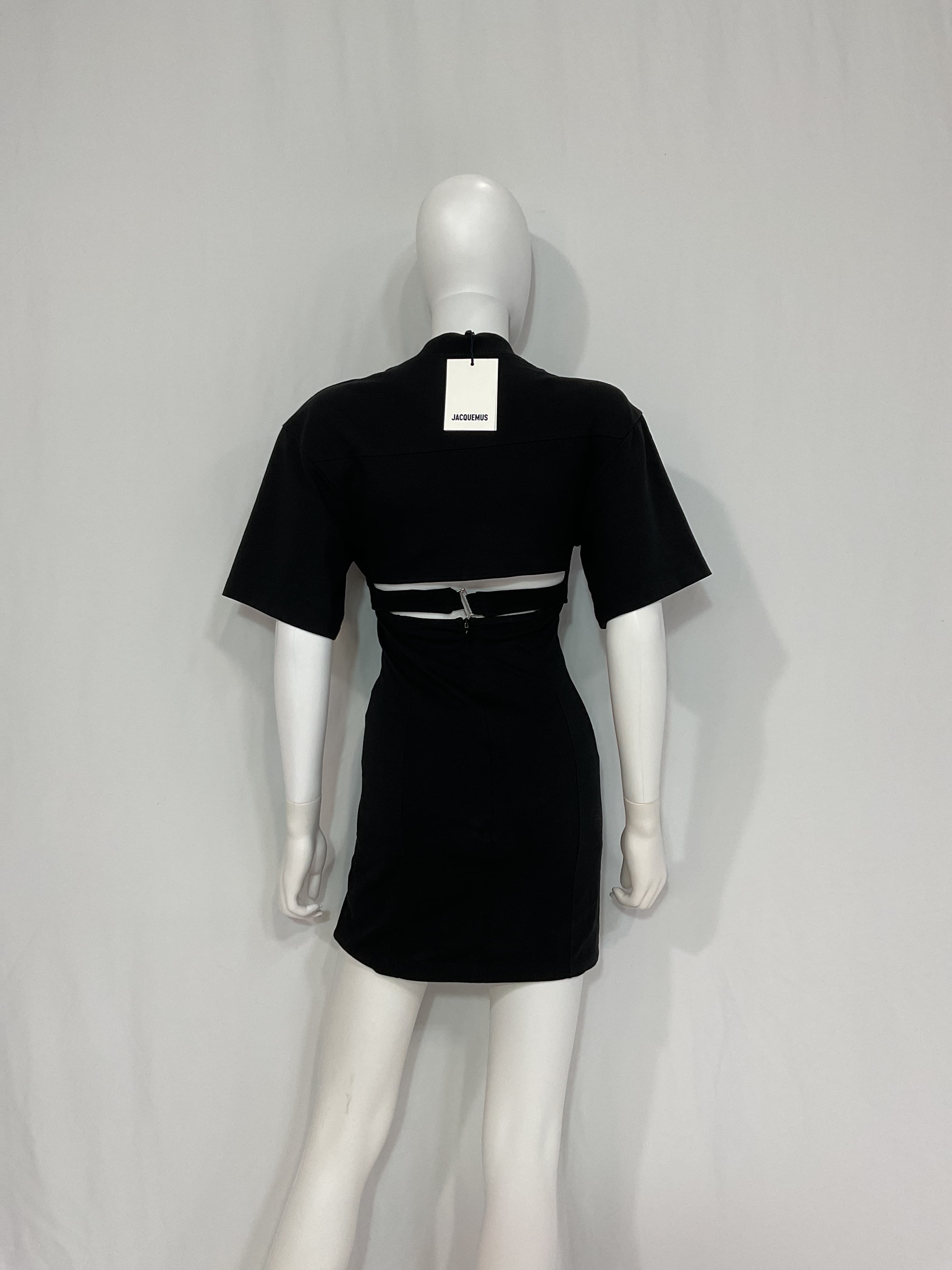 Black Le Chouchou 'la Robe T-Shirt Bahia' Minidress - Image 4