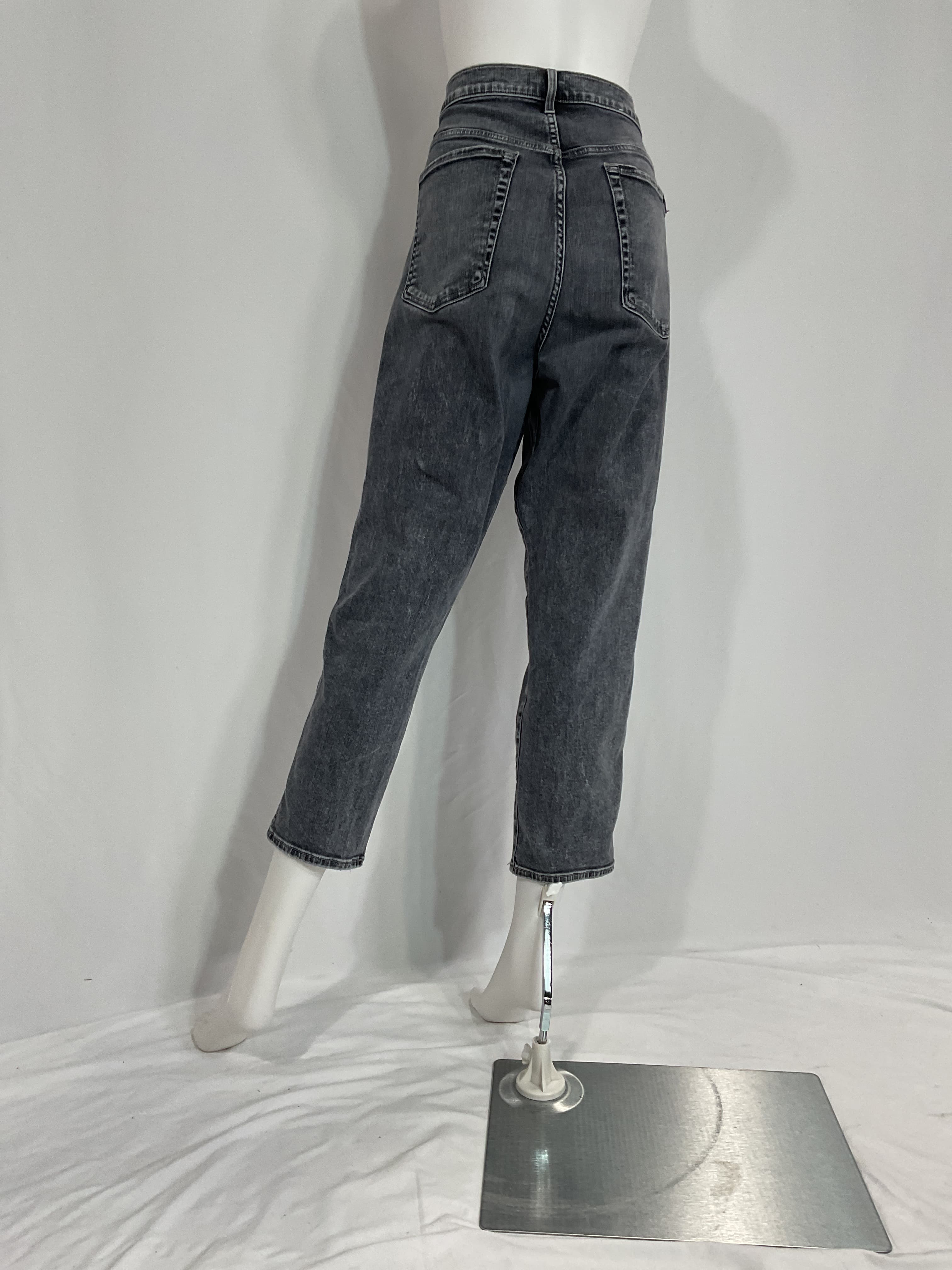 7 For All Mankind Cropped Straight Jeans - Image 2