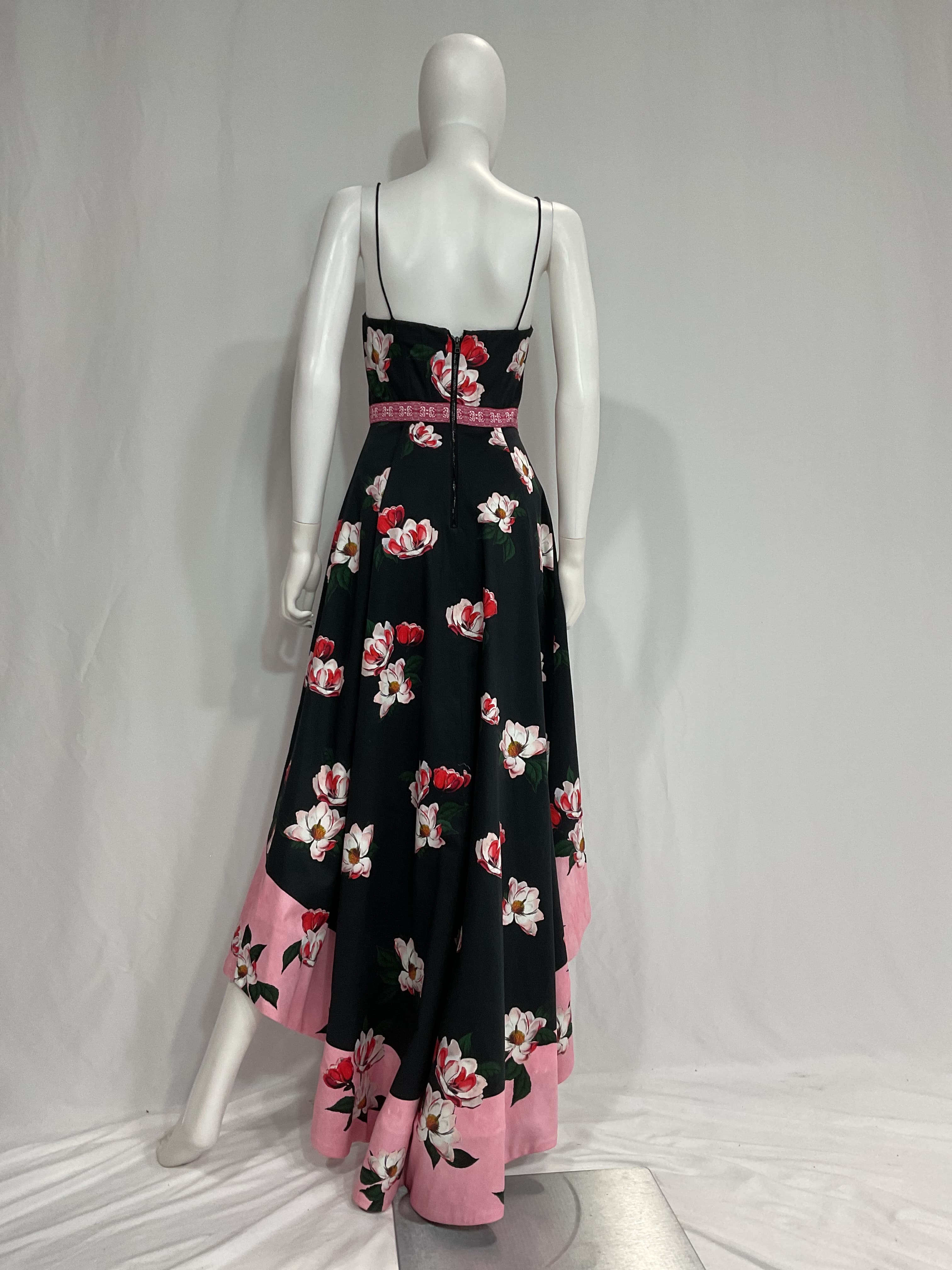 Florence Spaghetti Strap High Low Gown - Image 3