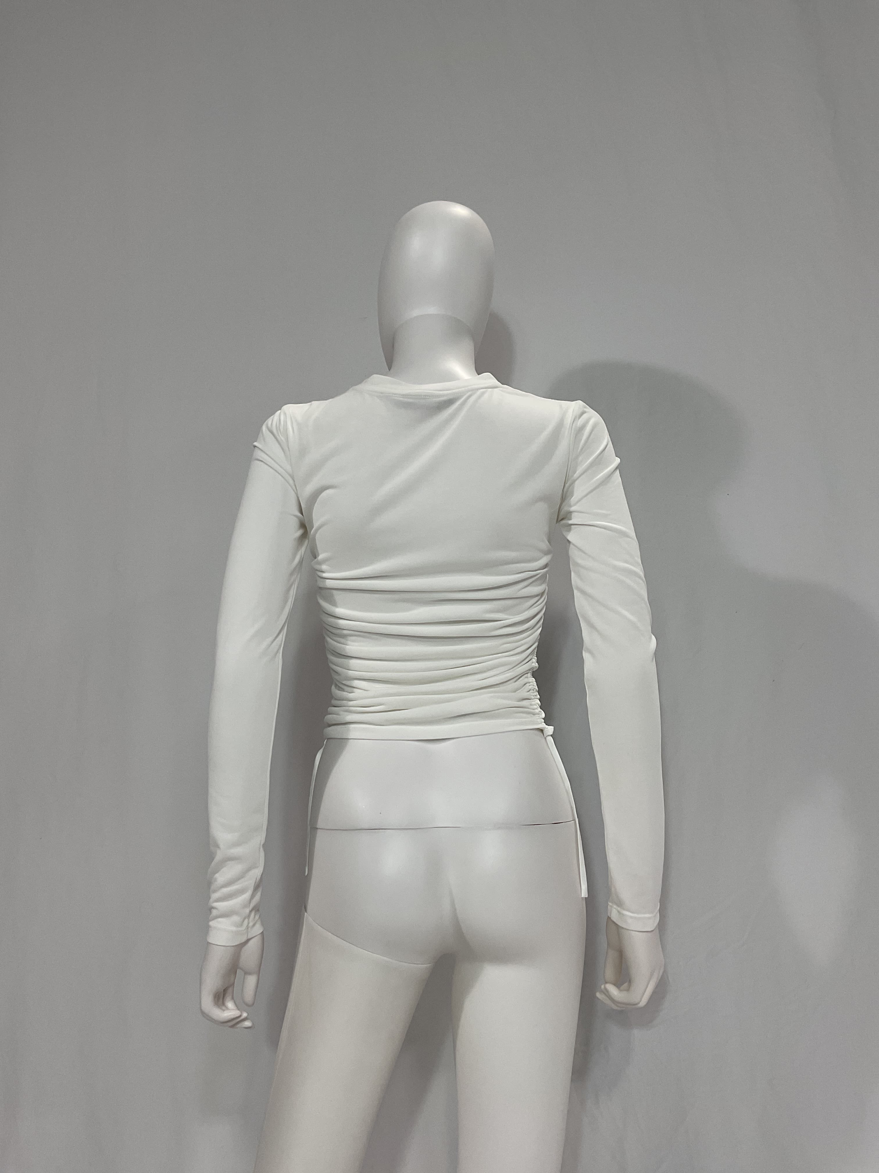 Percy Crewneck Ruched Cropped Top - Image 2