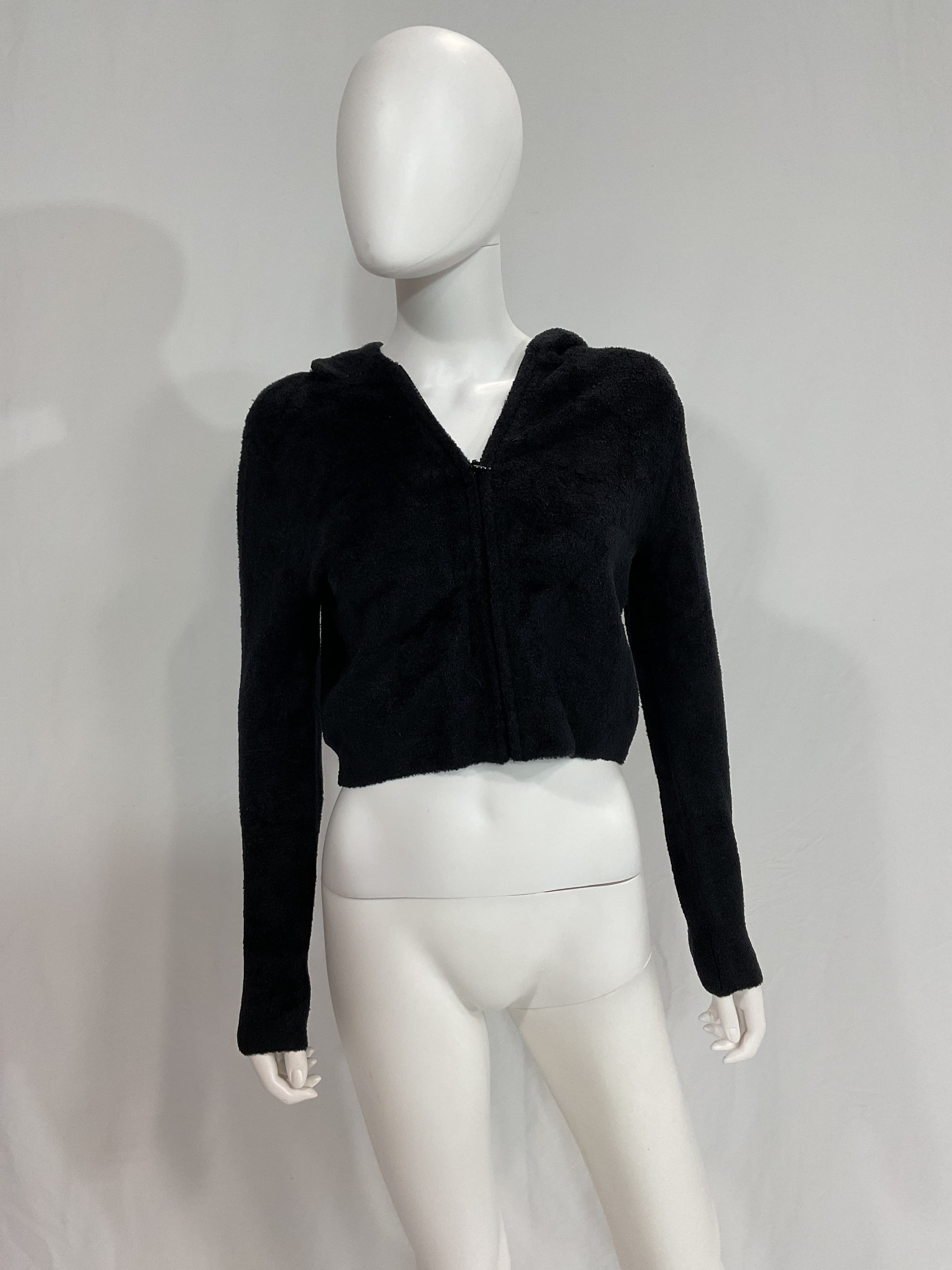 Lidell Cropped Zip Up Hoodie - Image 2