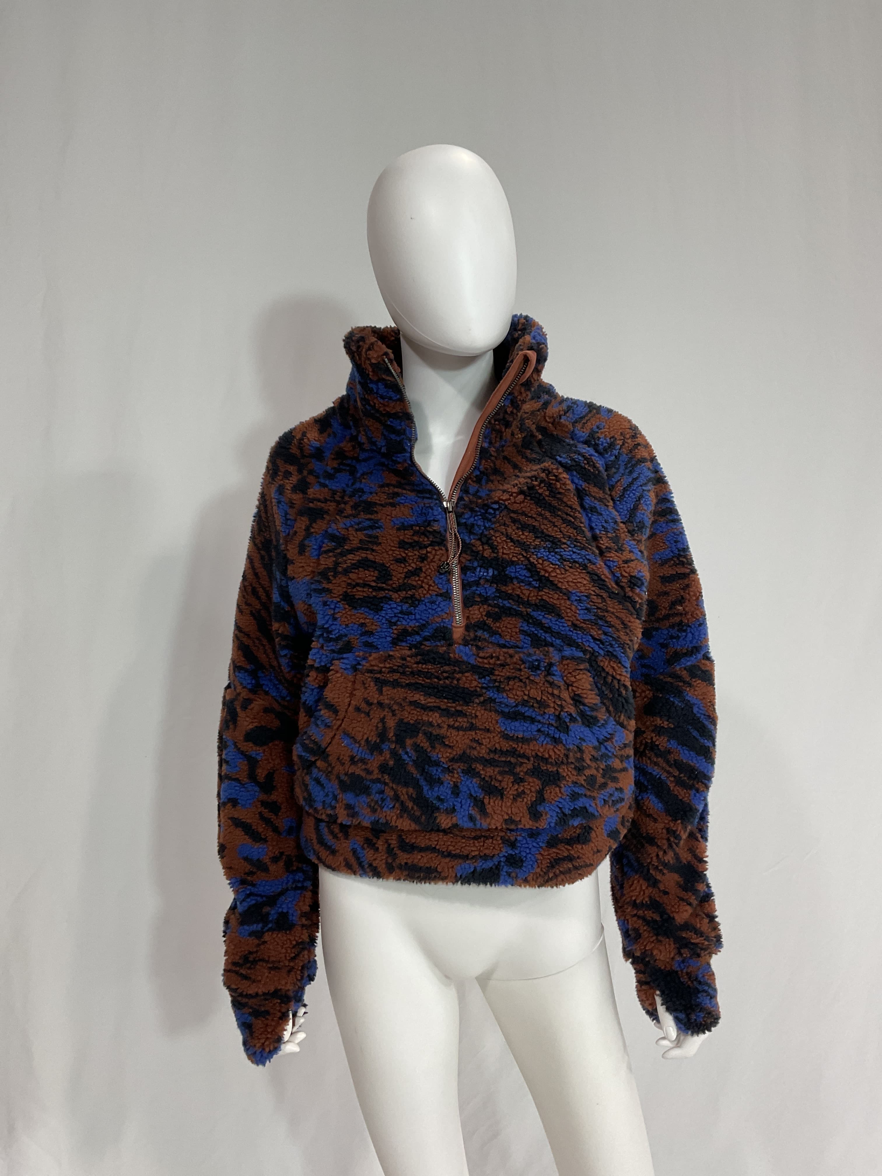 Scuba Oversized Fleece Funnel Neck - Image 2