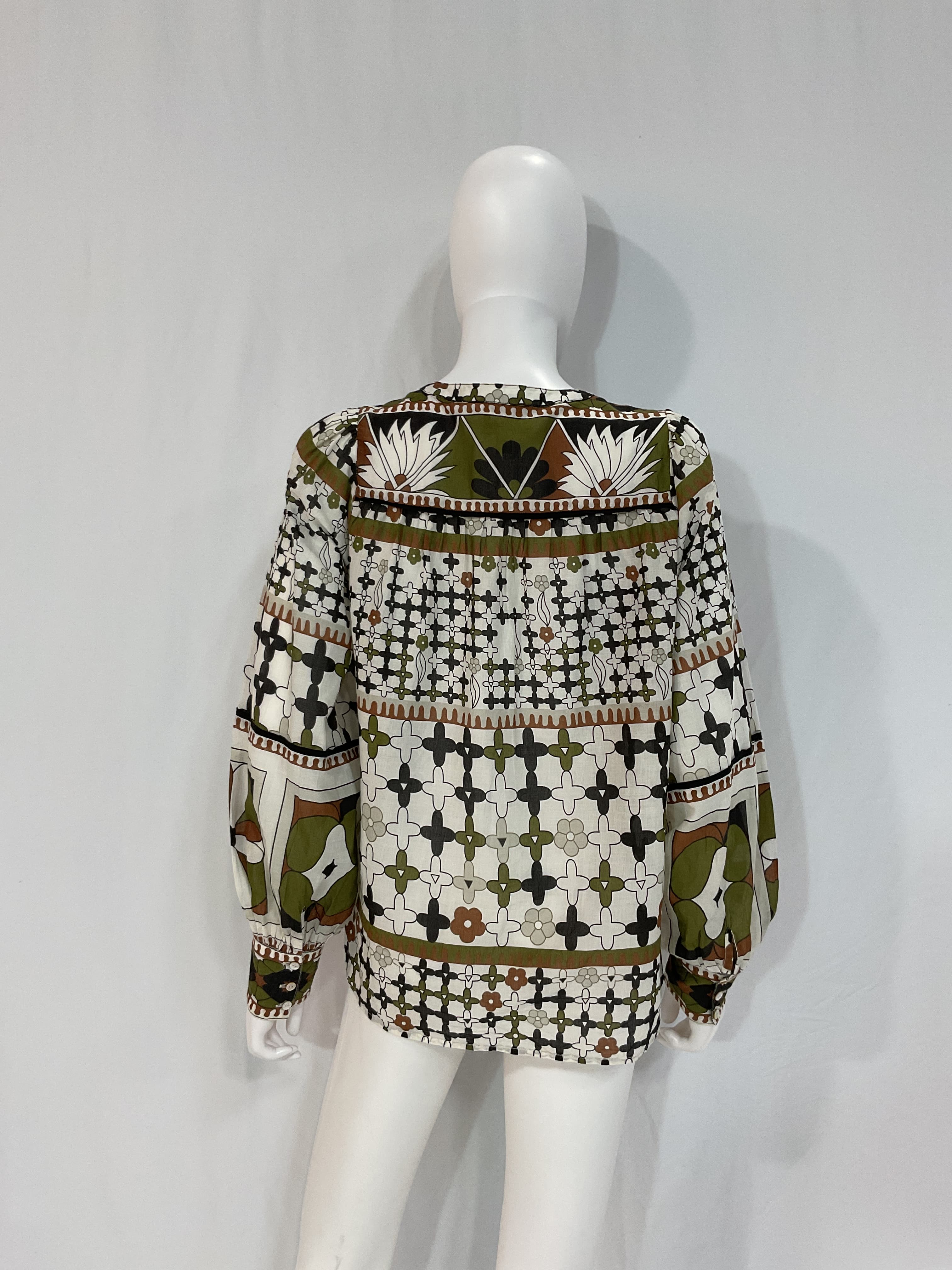 Maren Blouse In Art Deco - Image 3