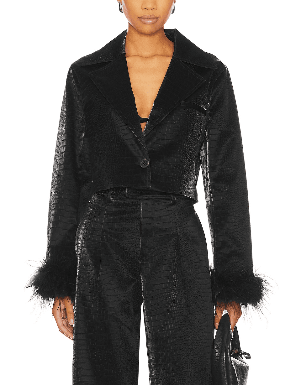 Dixie Cropped Blazer - Image 1
