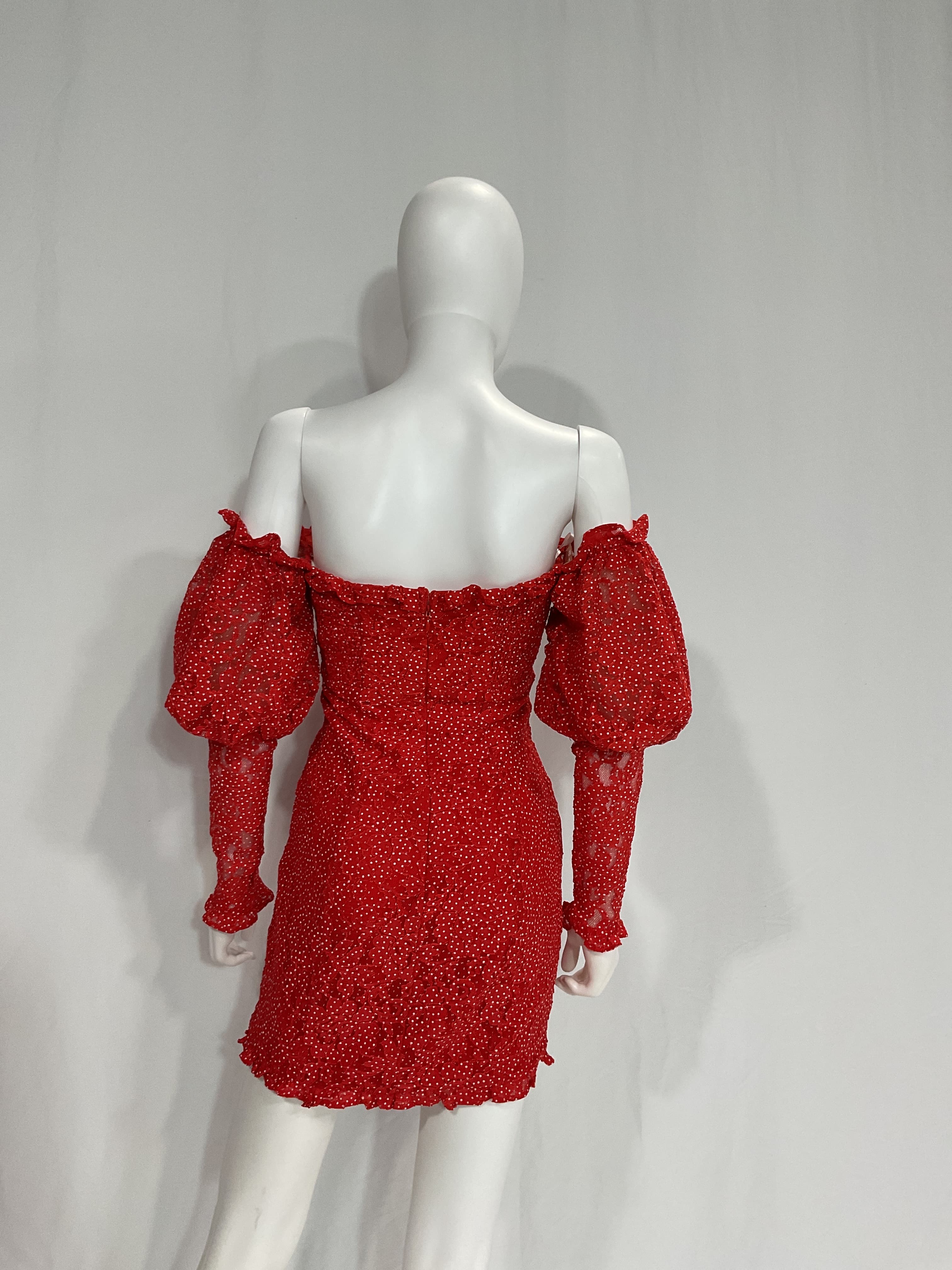 Clarisse Off The Shoulder Mini Dress - Image 3