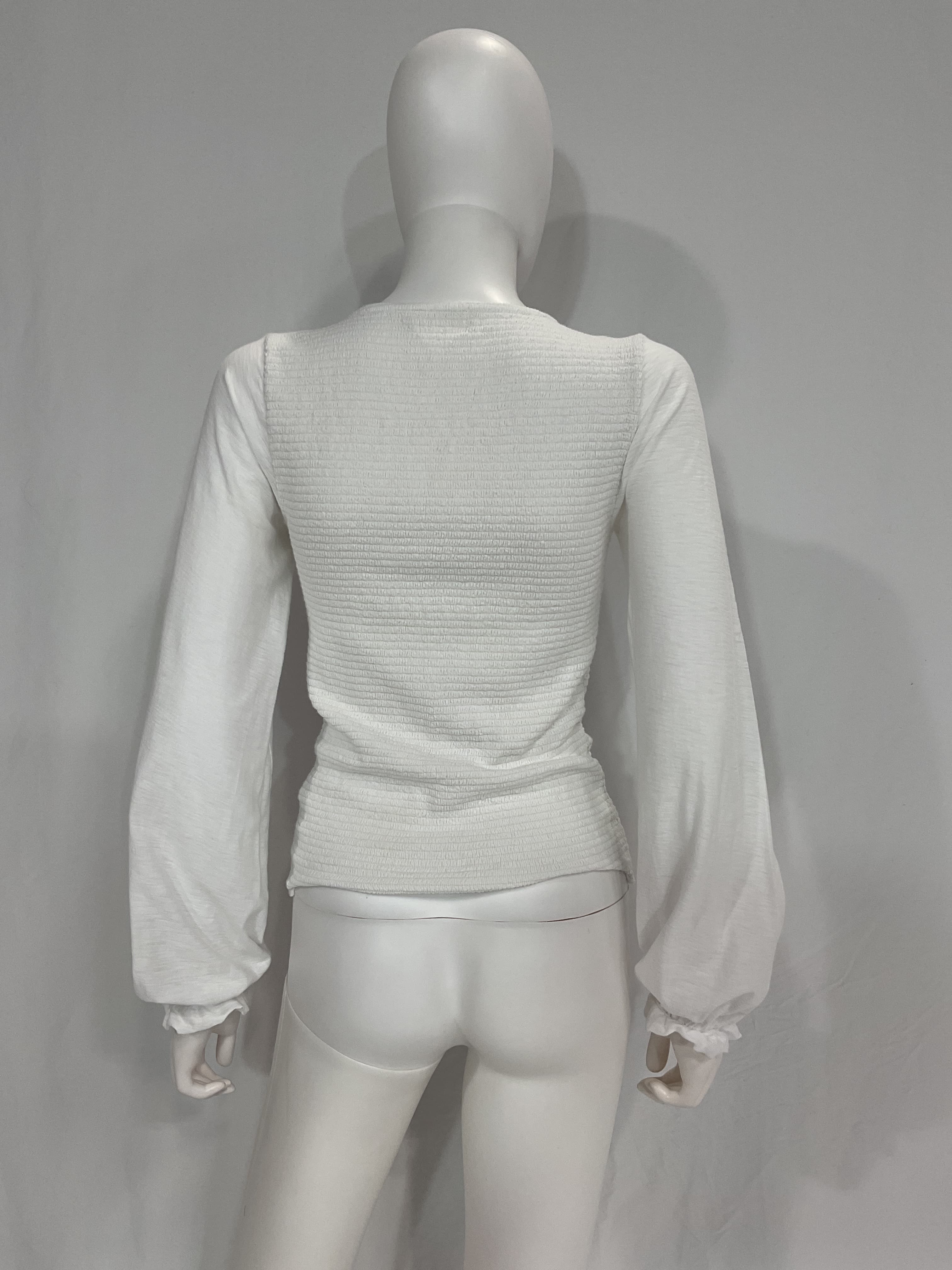 Bunny Smocked Long Sleeve Top - Image 3