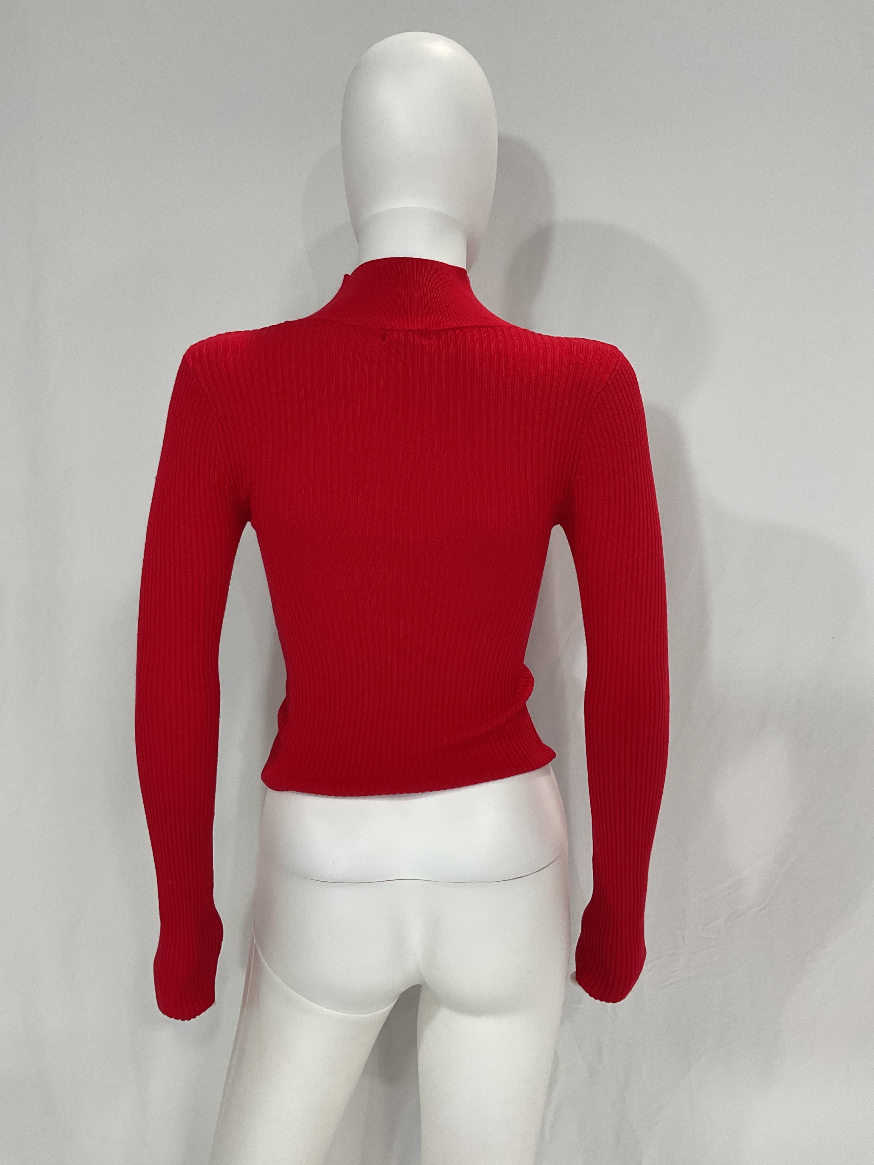 Toula Sweater In Red - Image 2