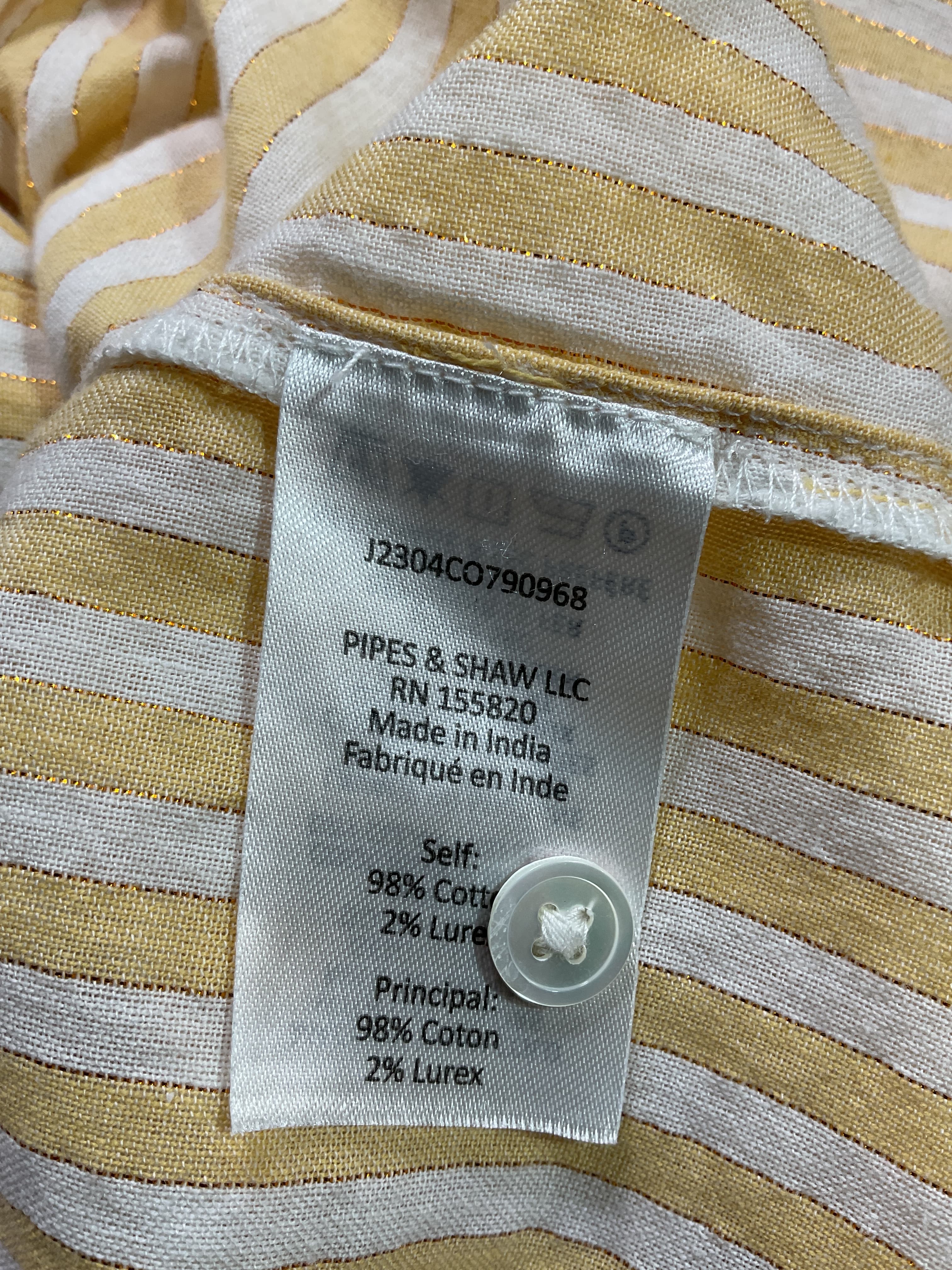 Tenille Shirt In Yellow Multi - Image 4