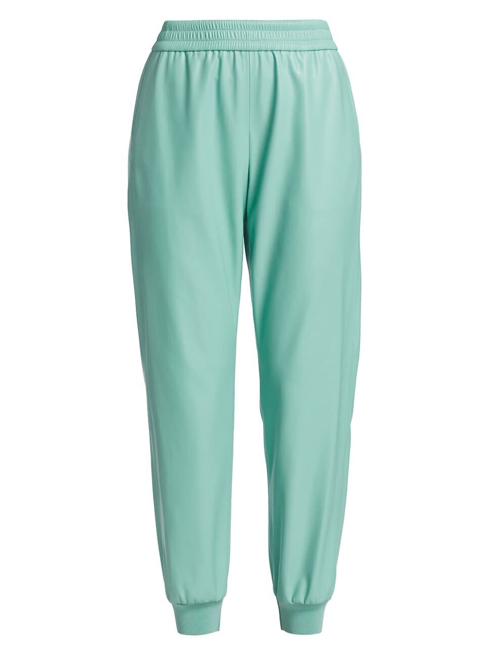 Pete Low-Rise Vegan Leather Pants - Image 1