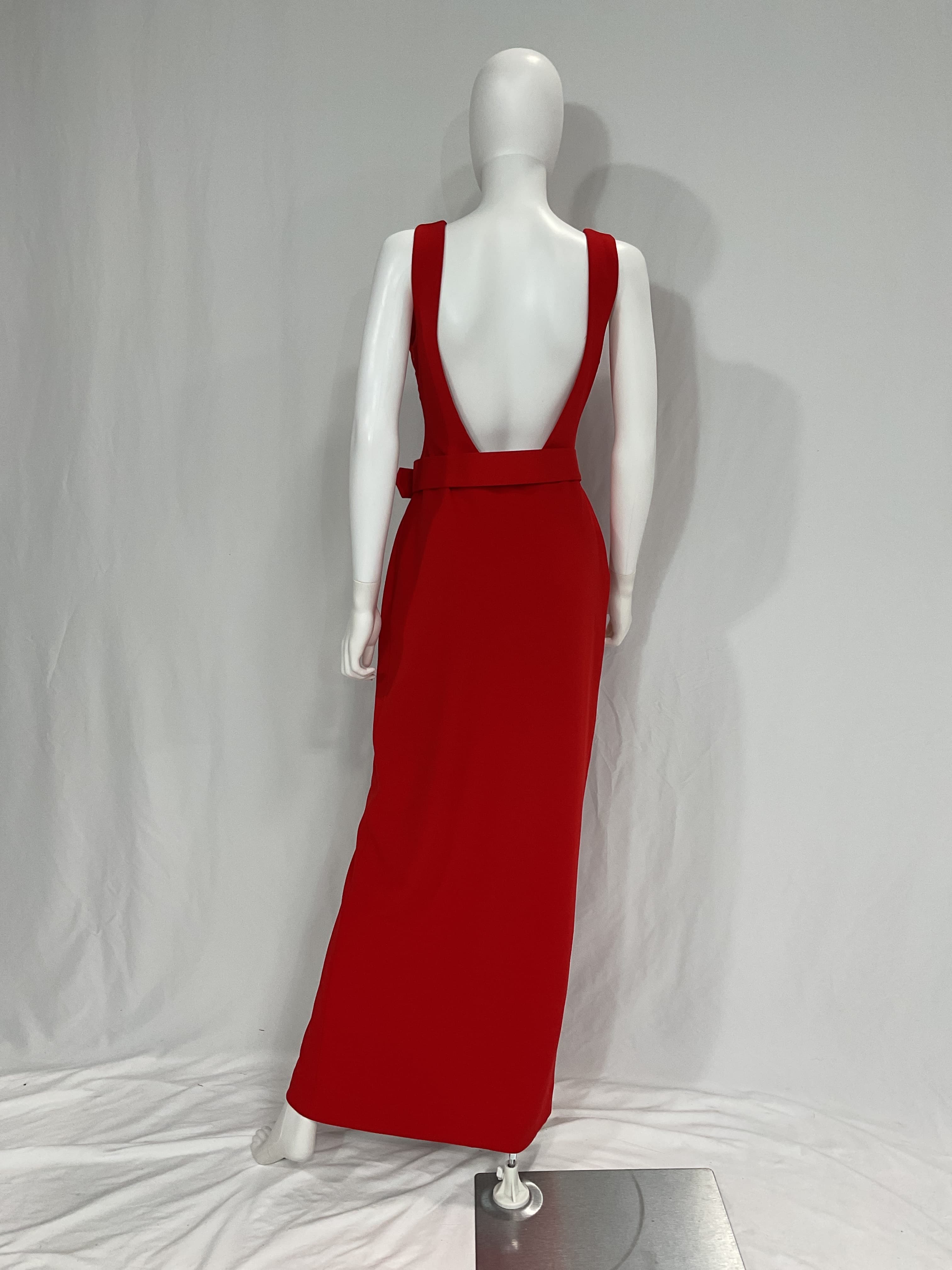 Tara Maxi Dress In Royal Red - Image 2