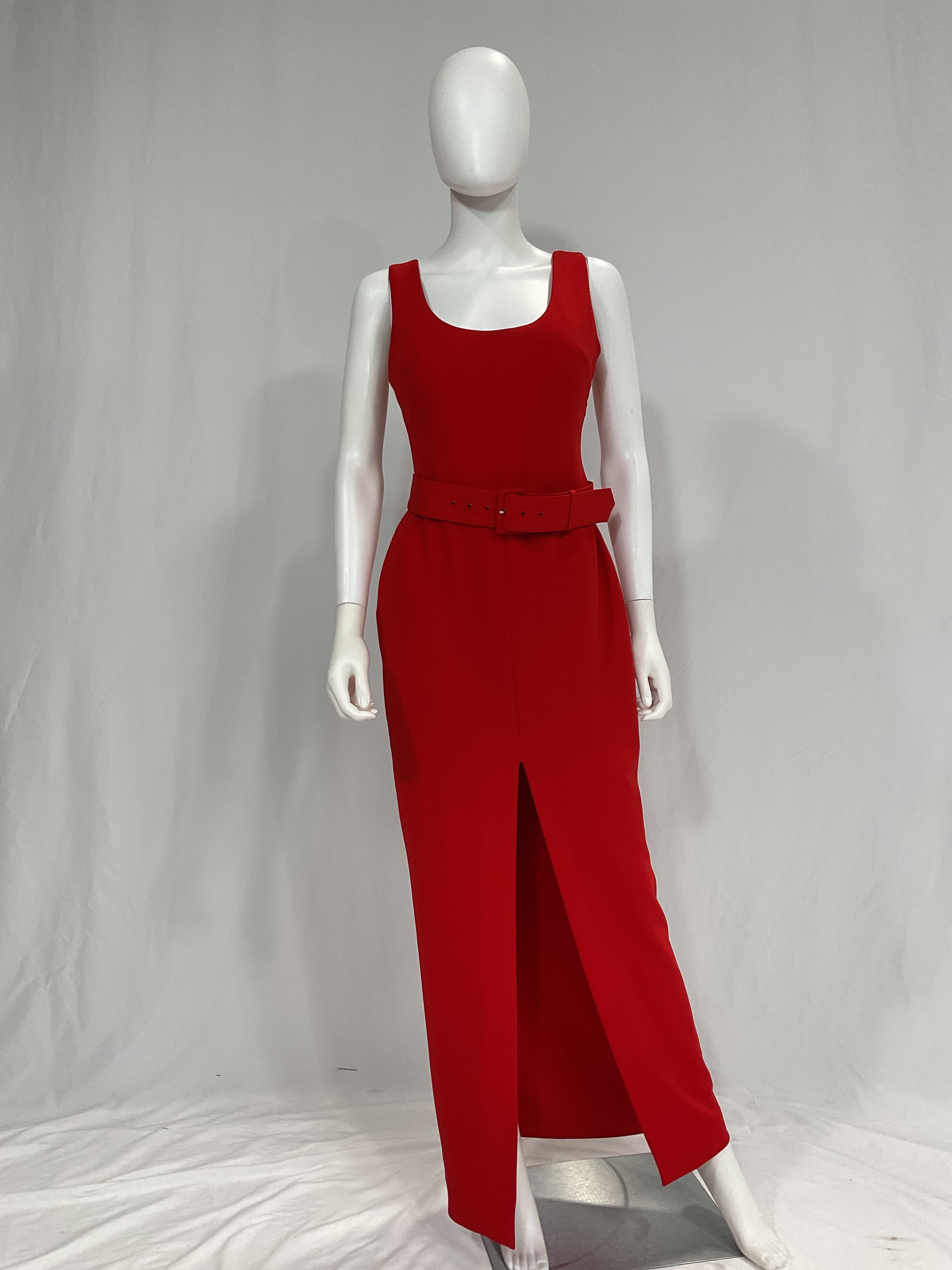 Tara Maxi Dress In Royal Red - Image 3