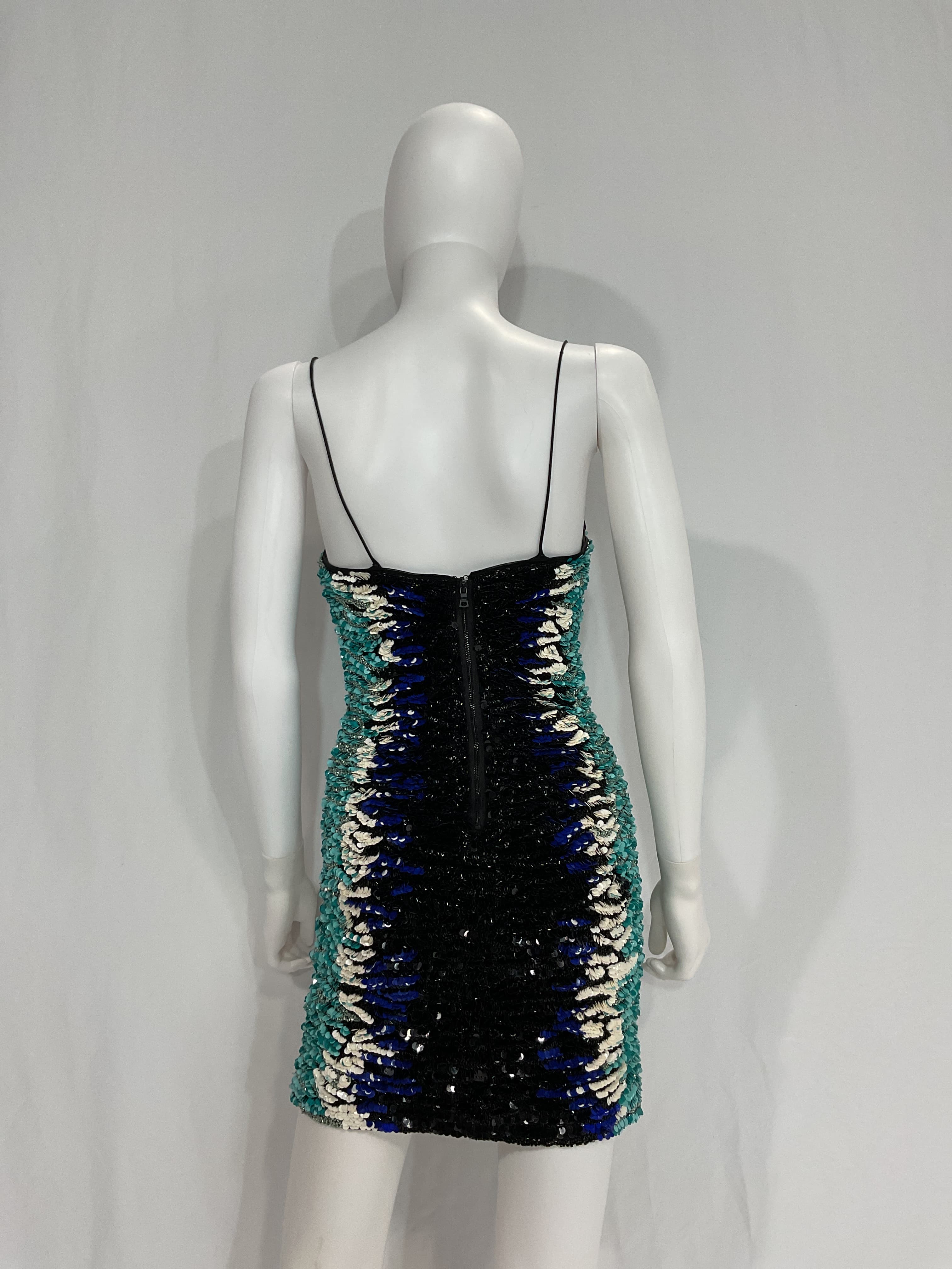 Nelle Mini Dress In Royalty & Multi - Image 2