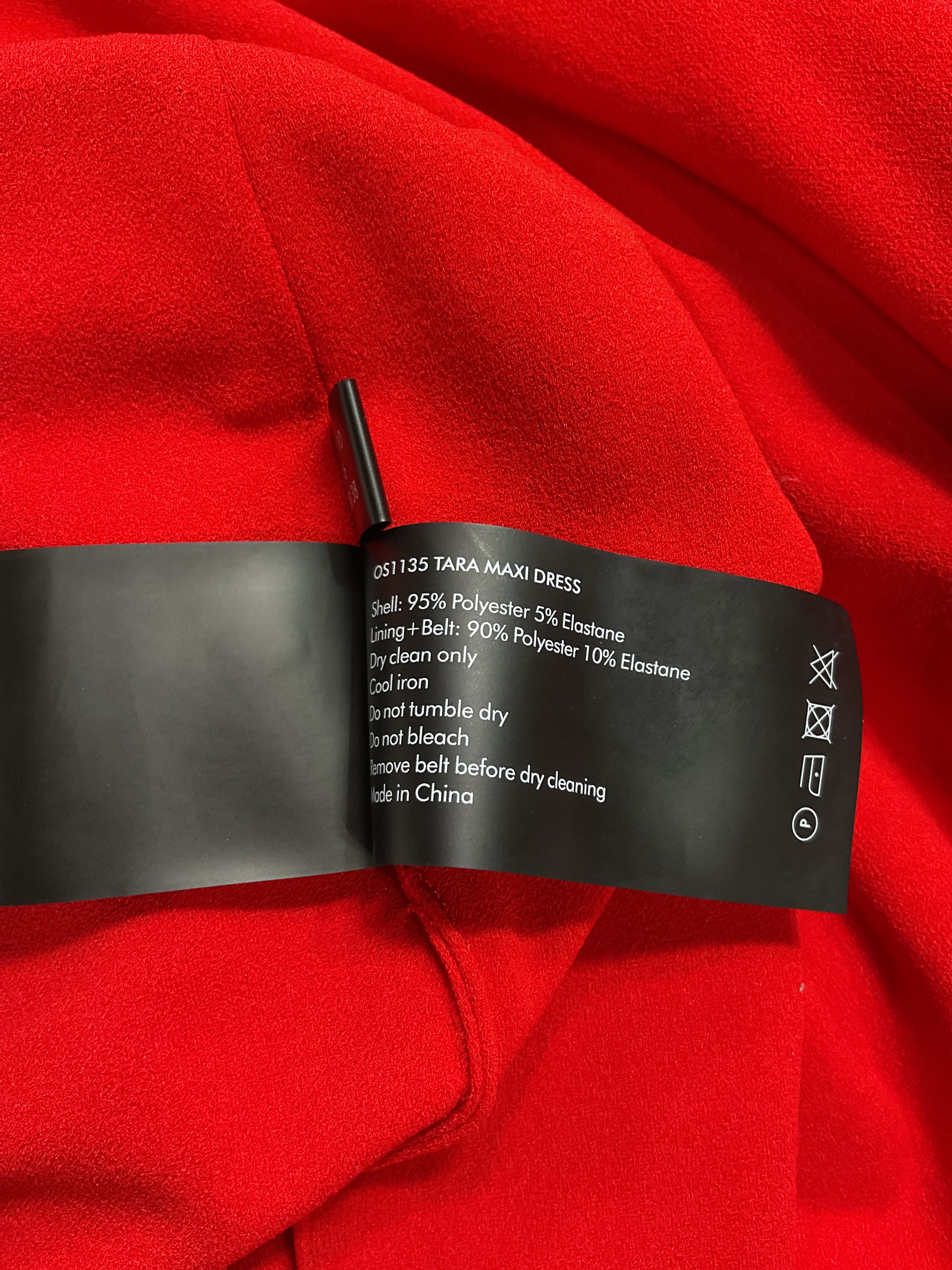 Tara Maxi Dress In Royal Red - Image 4