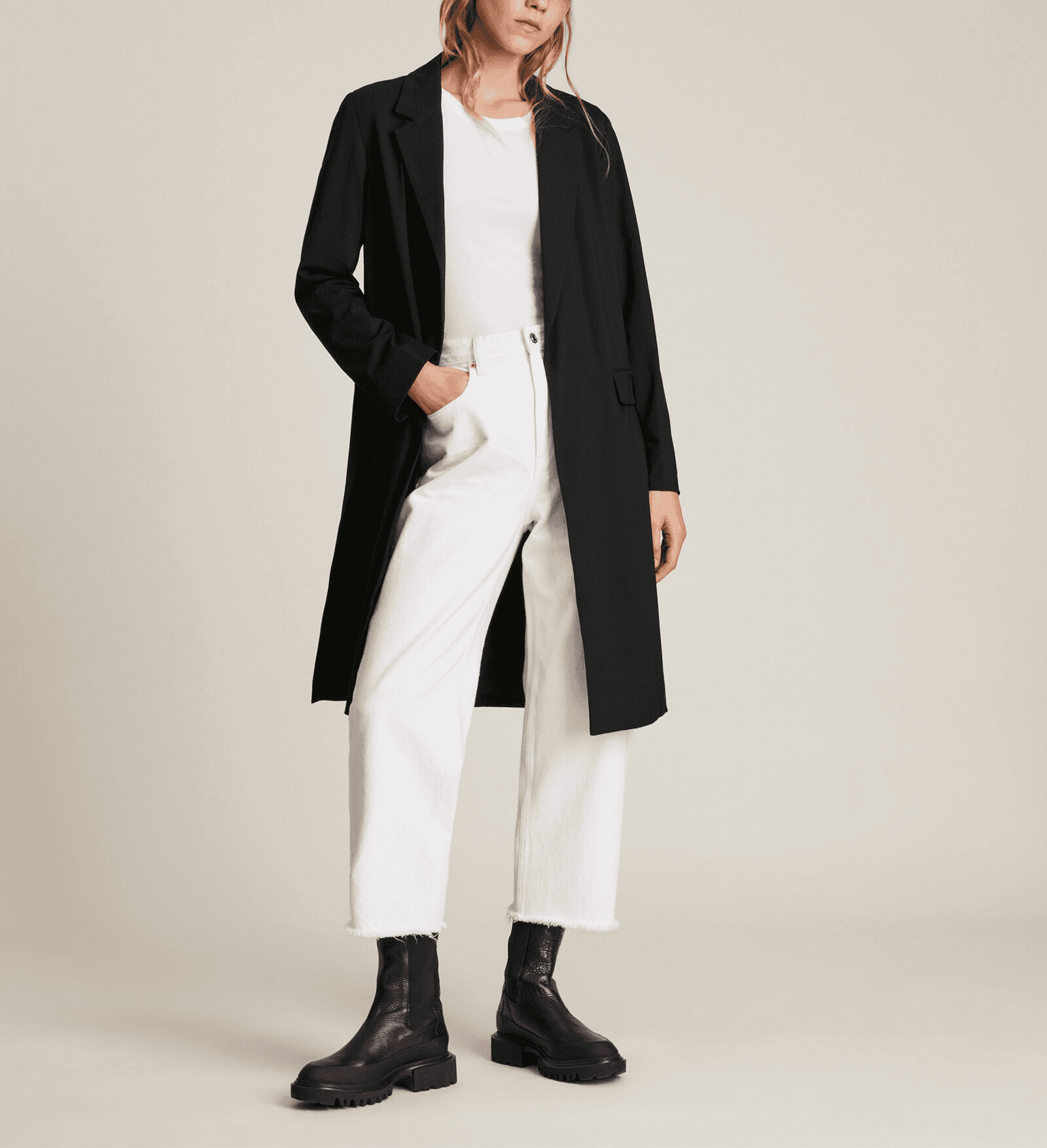 Aleida Jersey Duster Blazer - Image 1