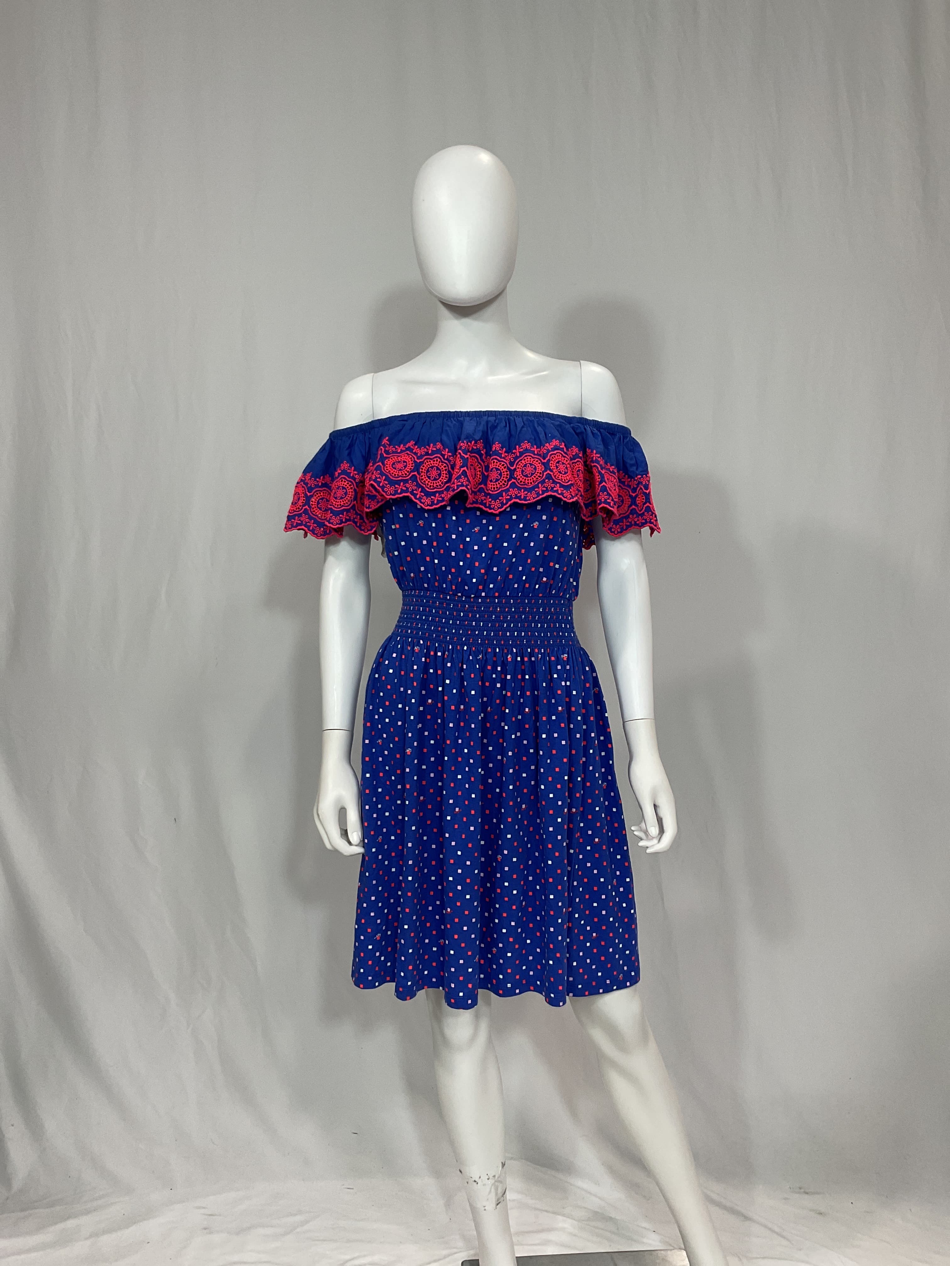 Kalama Off-The-Shoulder Smocked Dress - Image 2