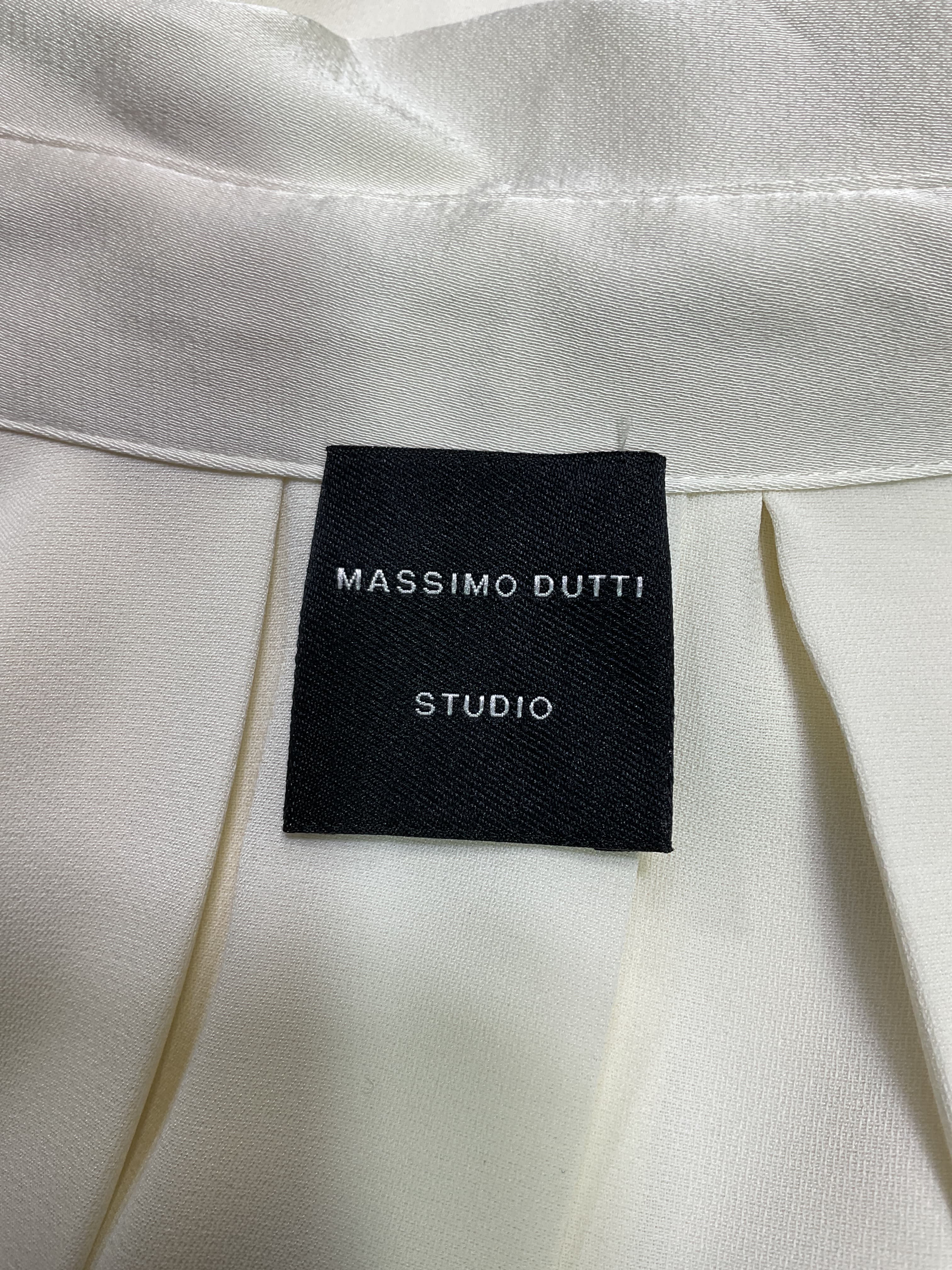 Pleated Shirt With Tie Detail - Studio - Image 4
