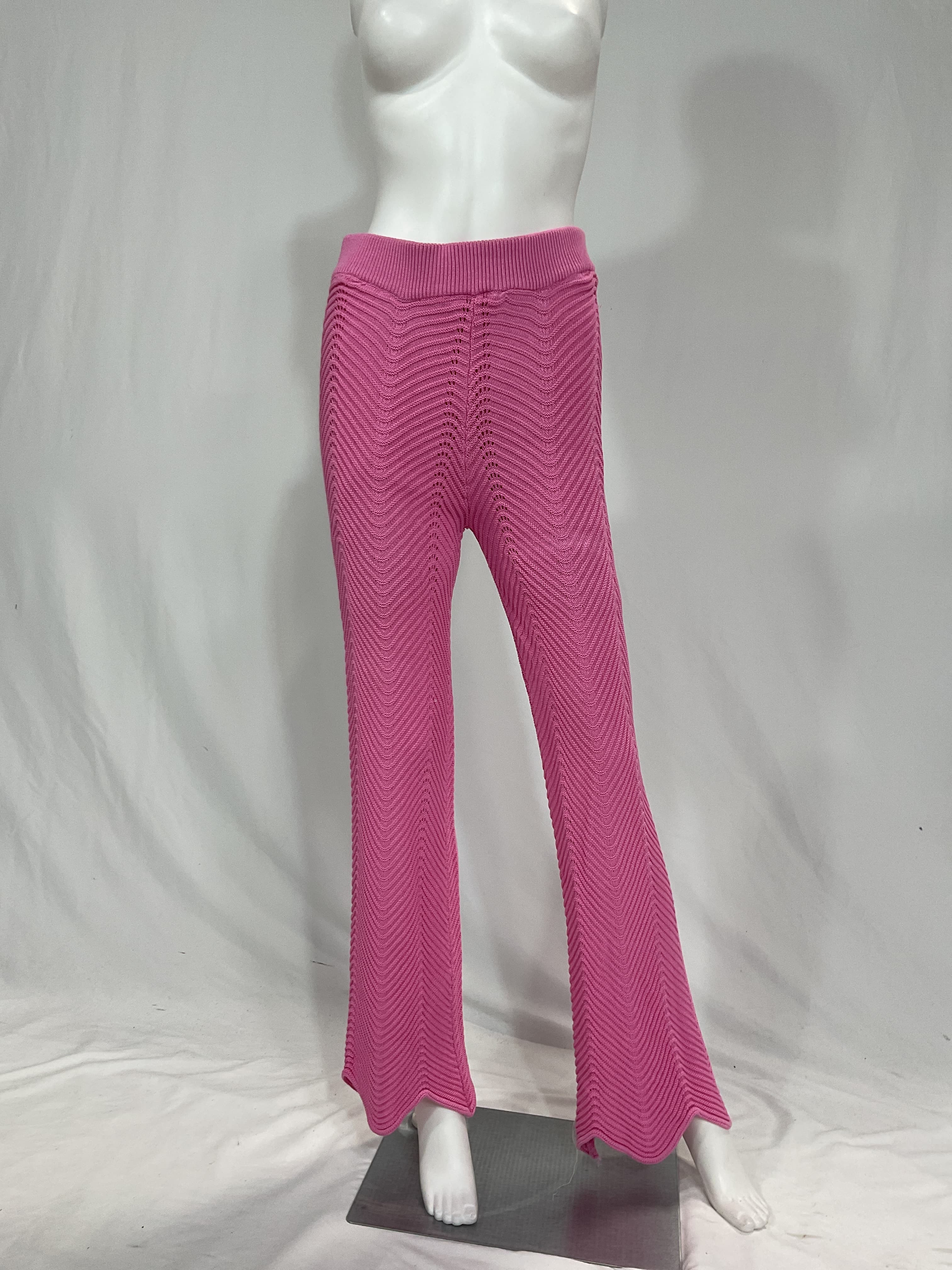 Wavy Knit Pants - Image 2